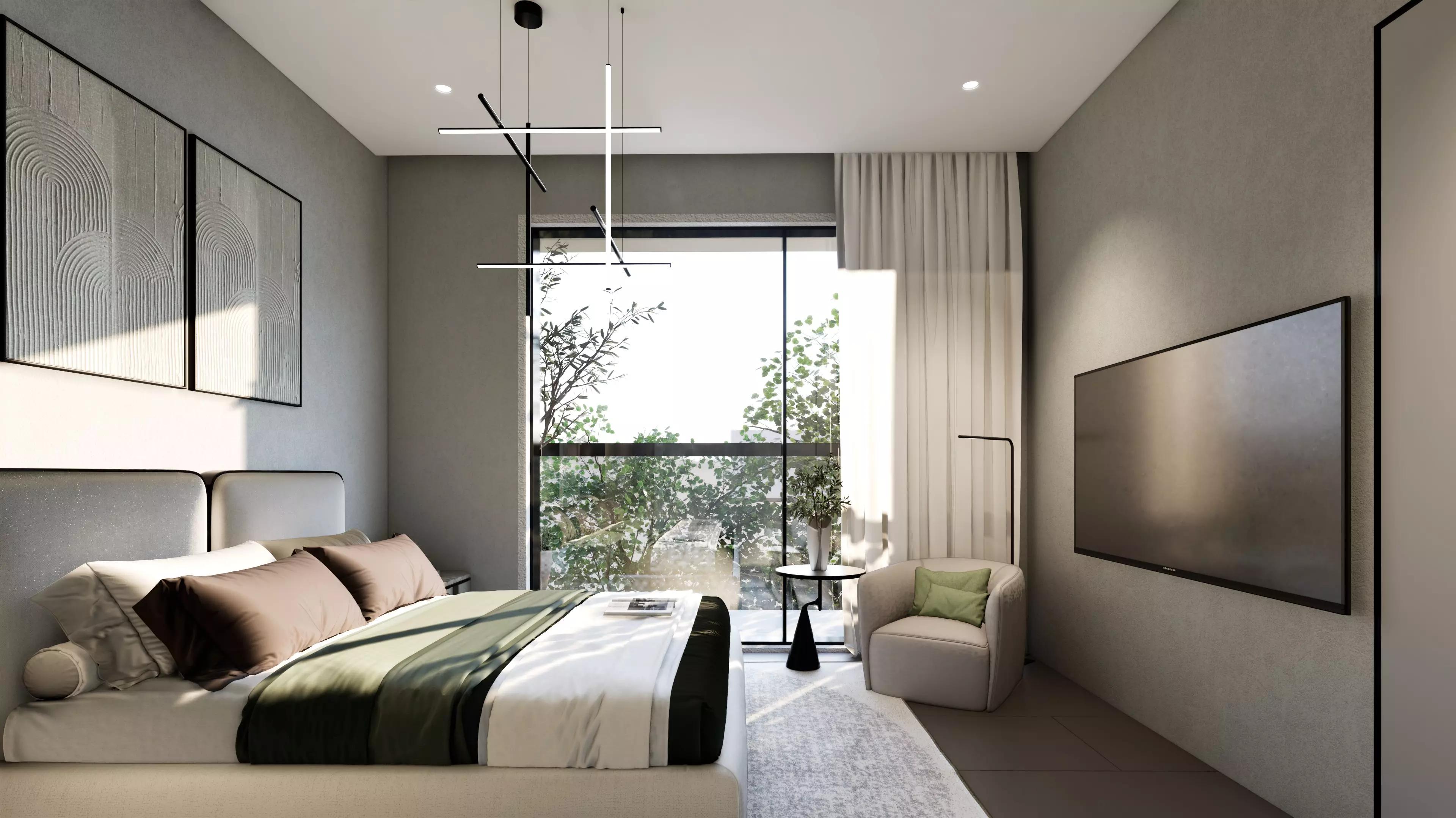 Westar Celeste villa facade and driveway, District 14, Jumeirah Village Circle