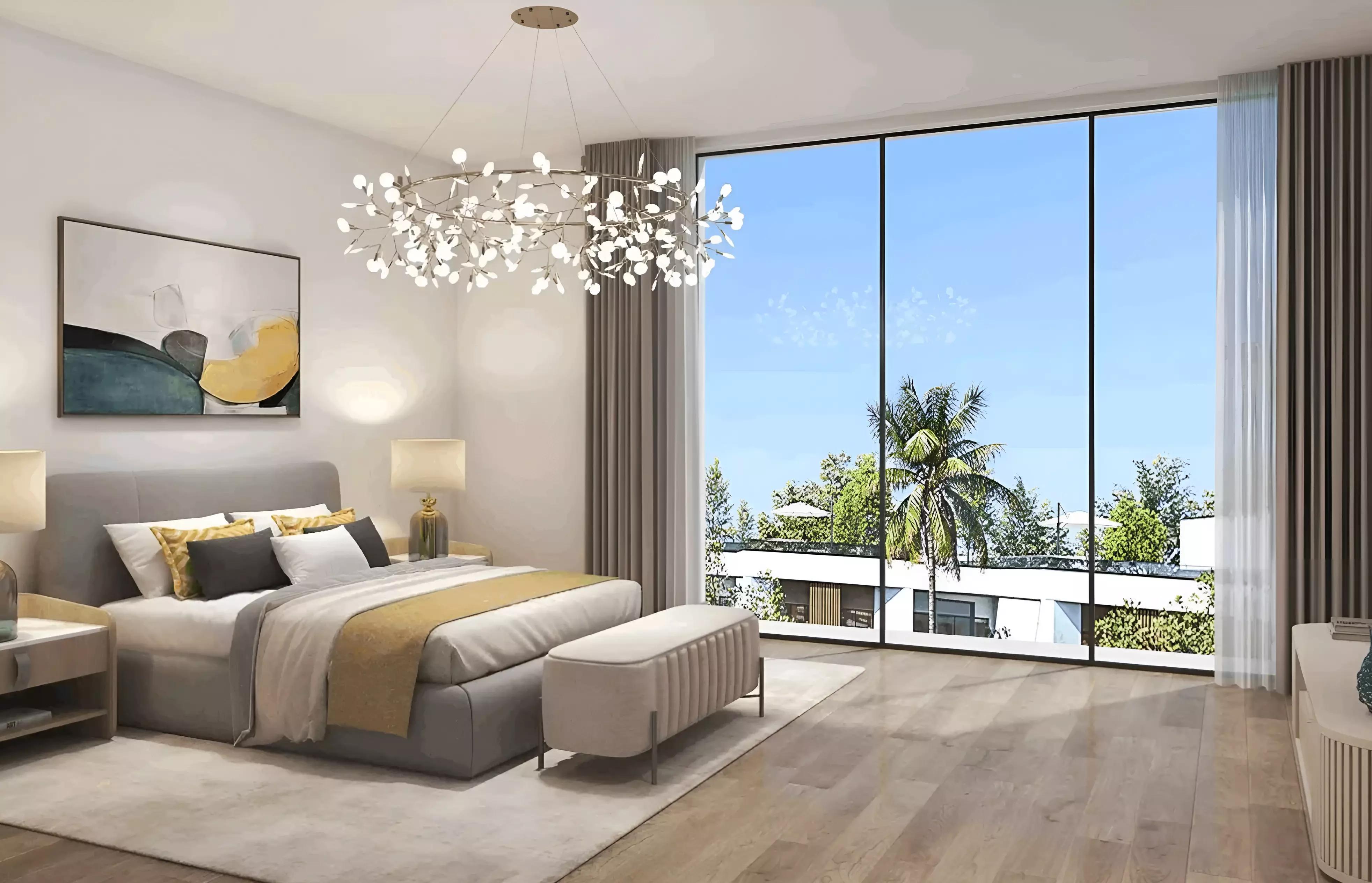 Barbados 2 townhouse row with communal gardens, DAMAC Islands 2