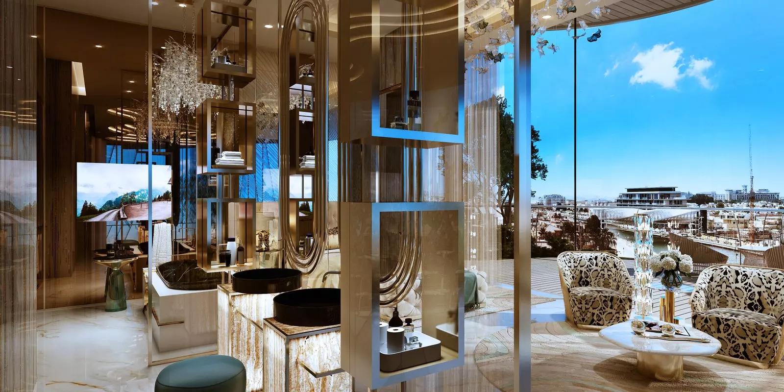 W1nner Tower gymnasium interior, Jumeirah Village Triangle