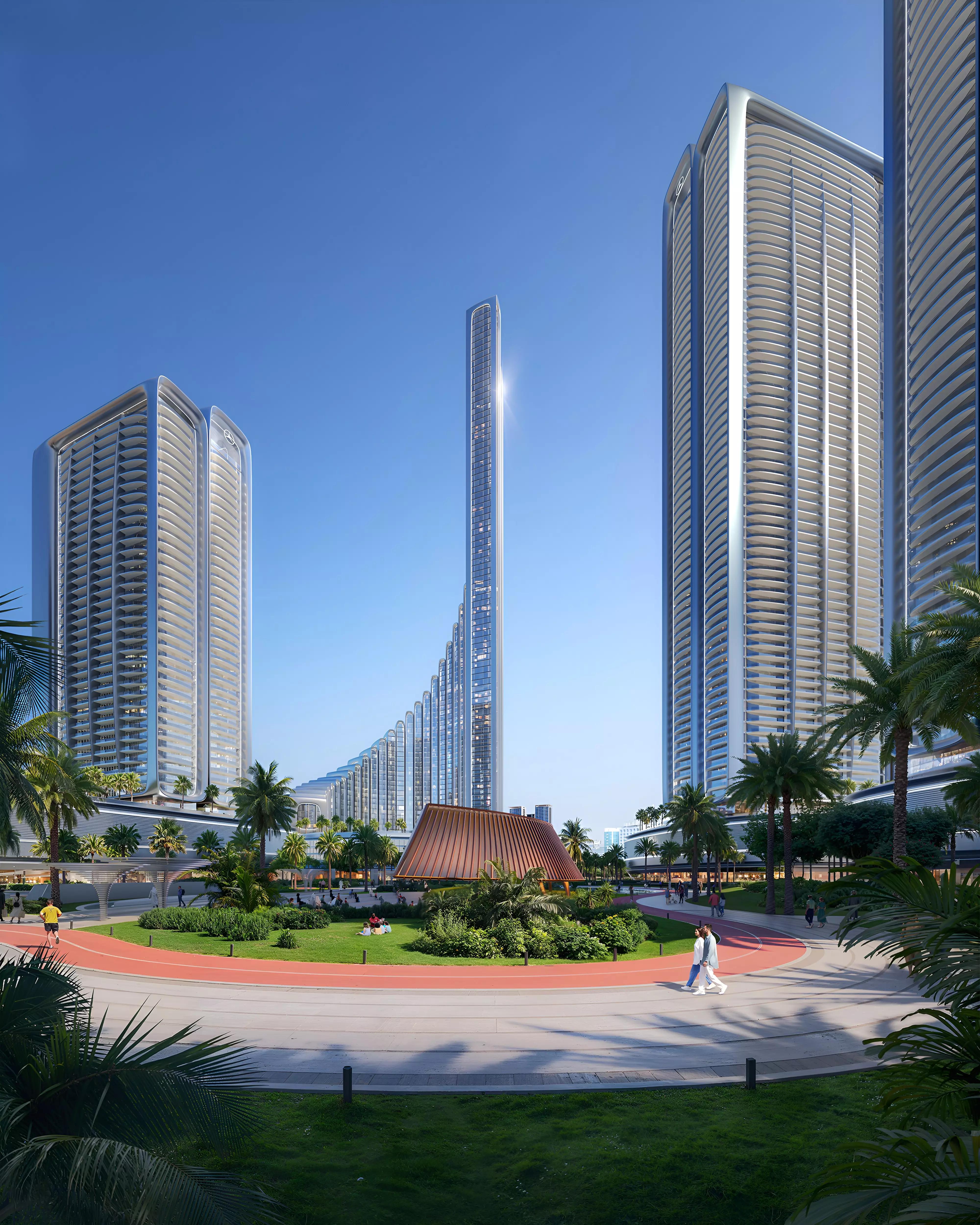 MBL Signature apartment bedroom interior, JLT, Dubai