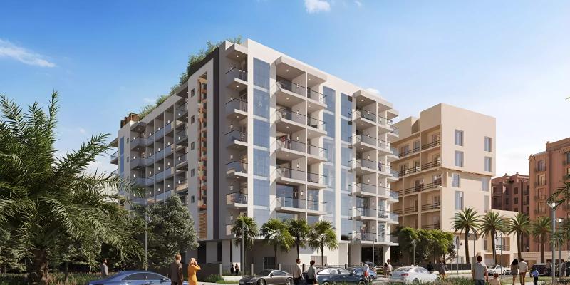 Supreme Residence exterior facade view, Arjan, Dubai