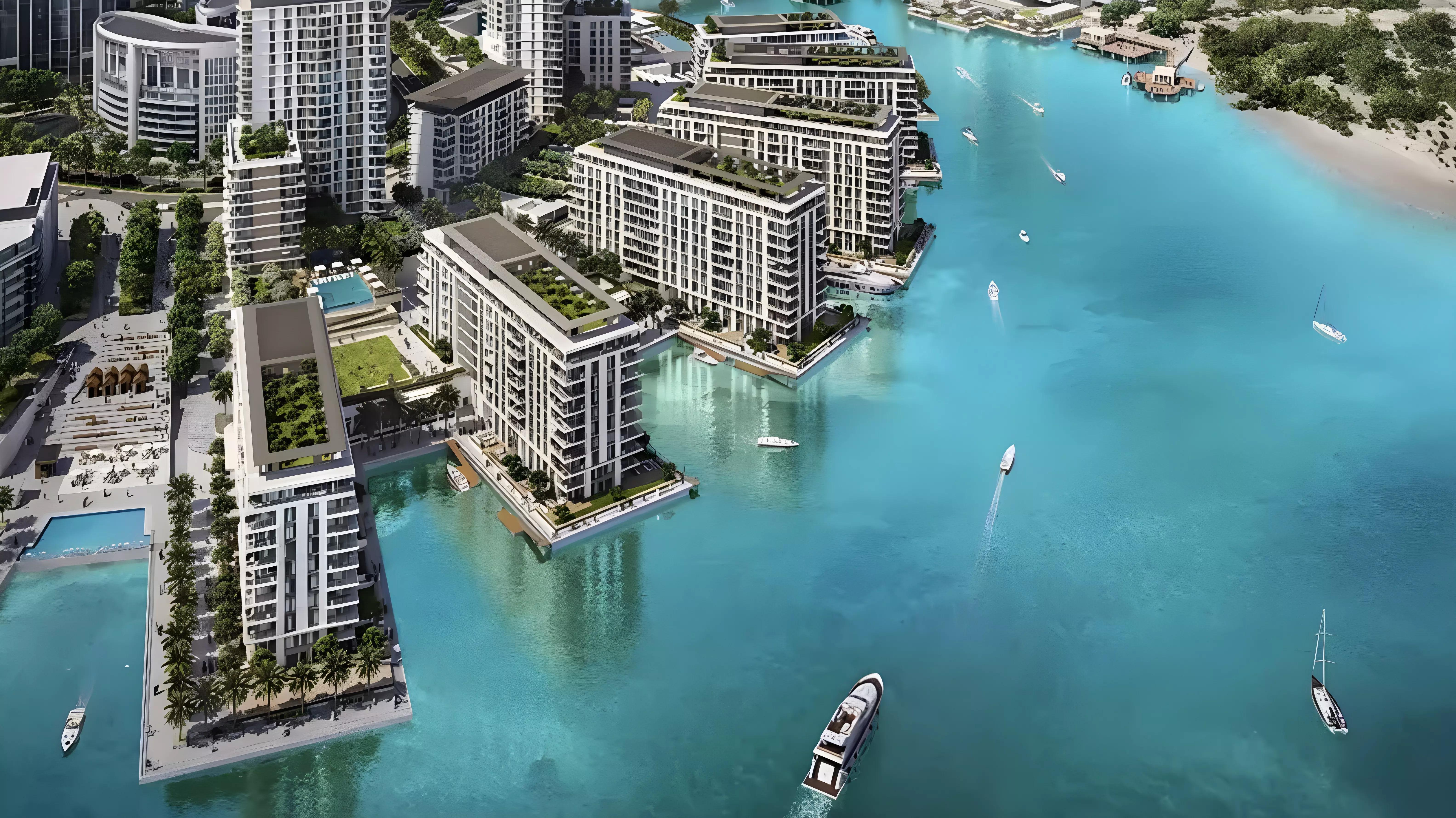 Bedroom interior at The Cove Phase 2 residences, Dubai Creek Harbour