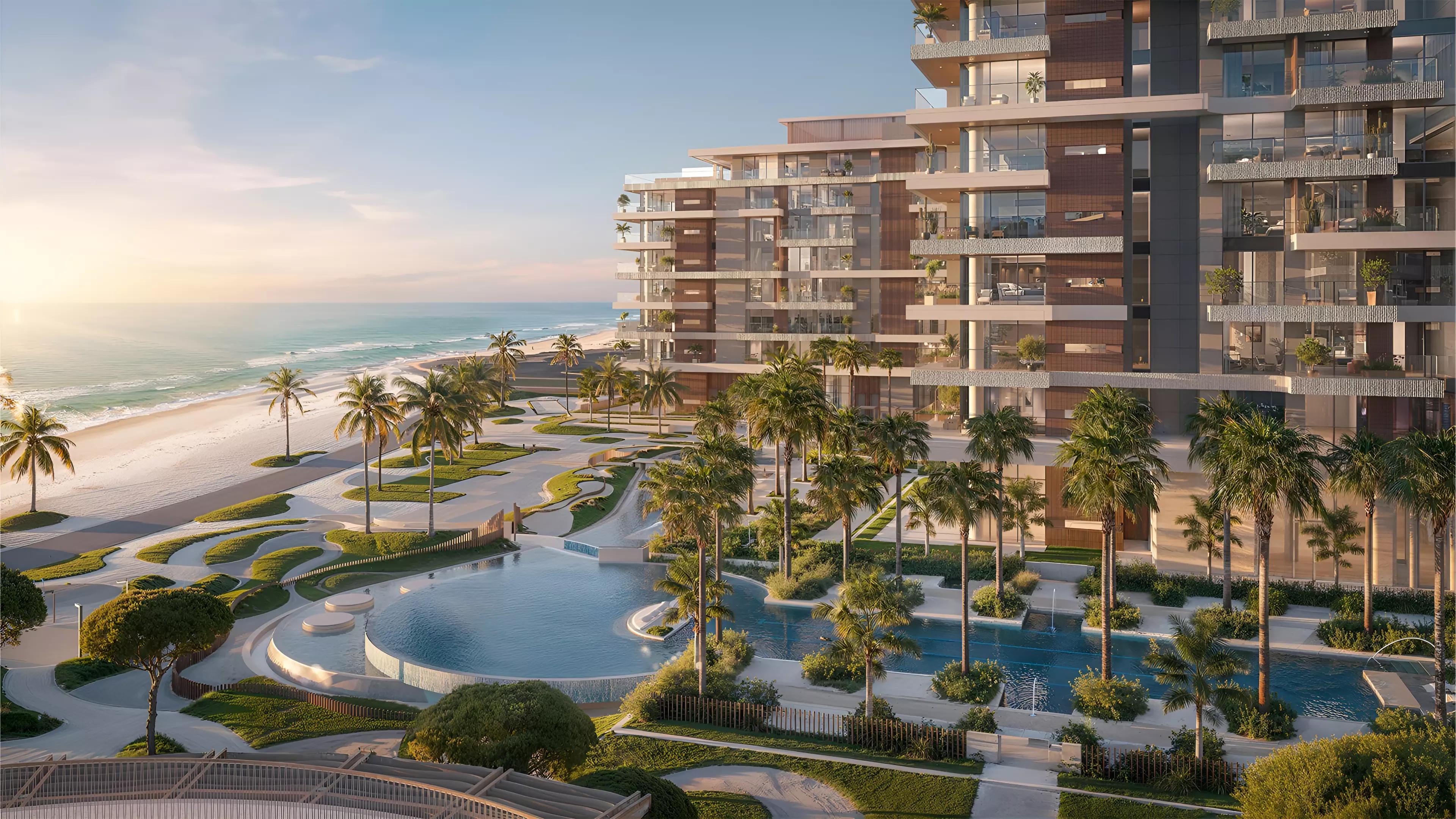 Cove Phase 2 by Ellington interior apartment living space, Dubai Islands