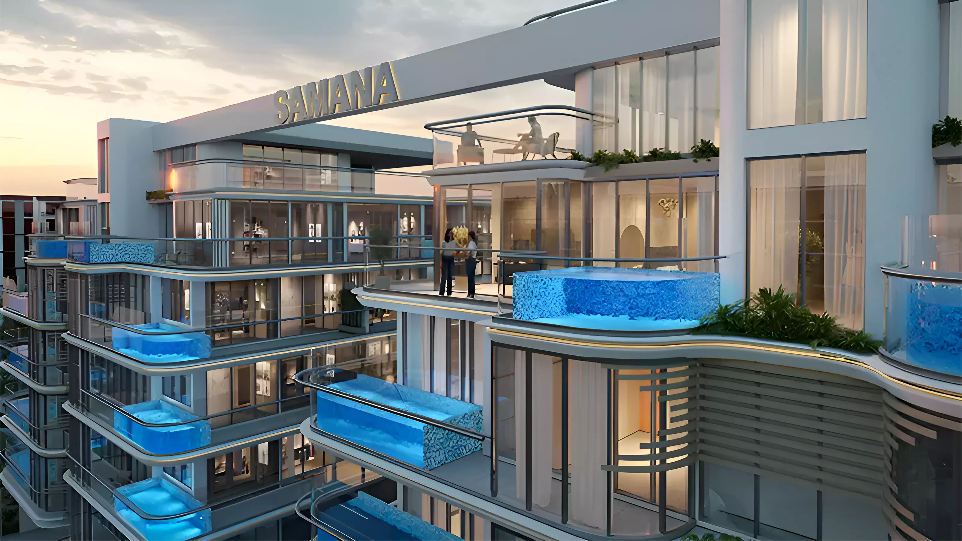 Rome phase 2 by Samana building exterior, District 11, Mohammed Bin Rashid City