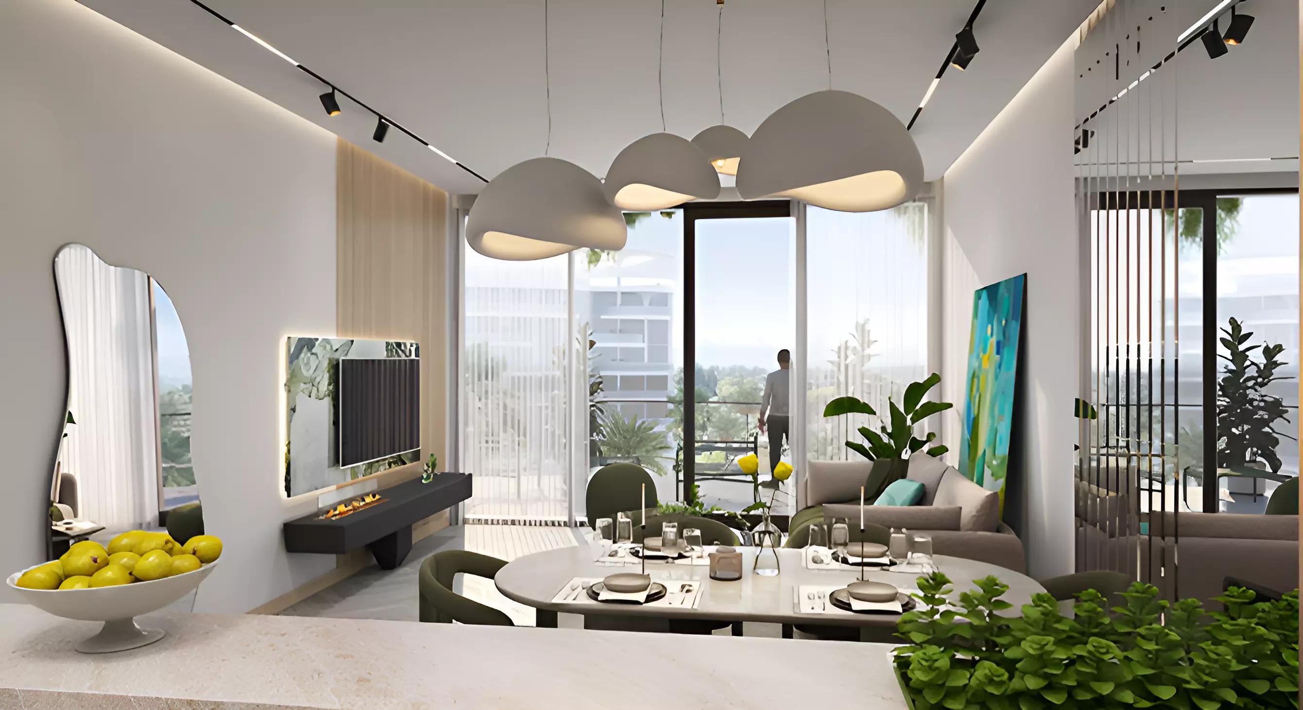 Amenity deck with greenery, Damac Lagoon Views Andalucia, DAMAC Lagoons