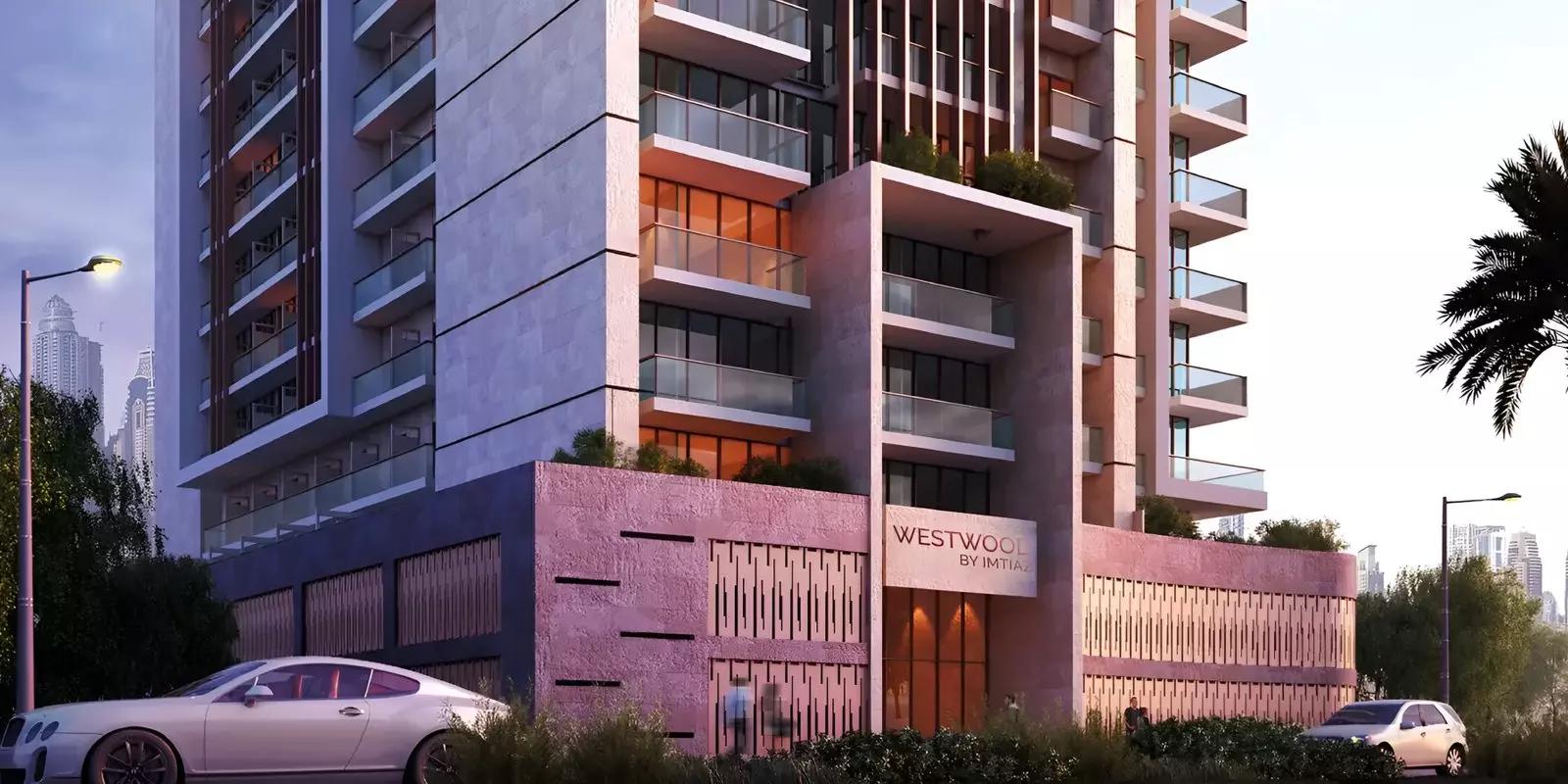 Westwood Residence swimming pool deck, Al Furjan, Dubai