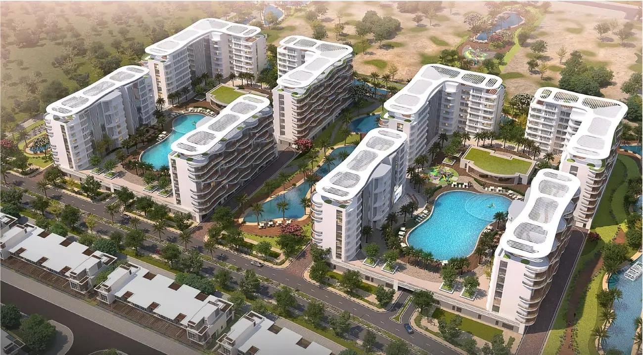 Apartment interior living area, Lagoon Views Phase 2, DAMAC Lagoons