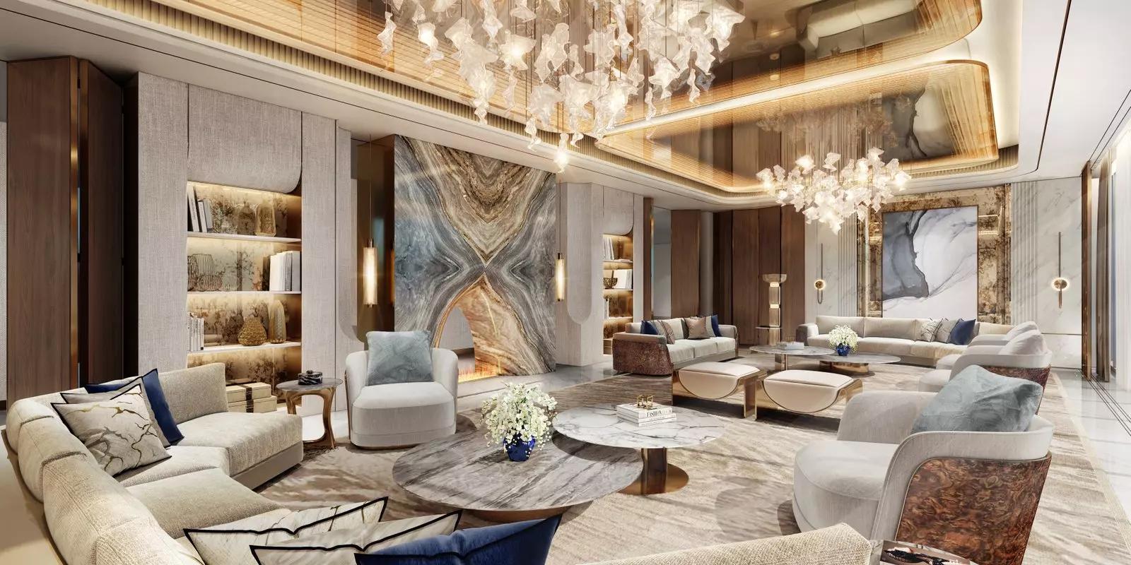 Fairmont Residences By RSG shared pool deck, Al Sufouh