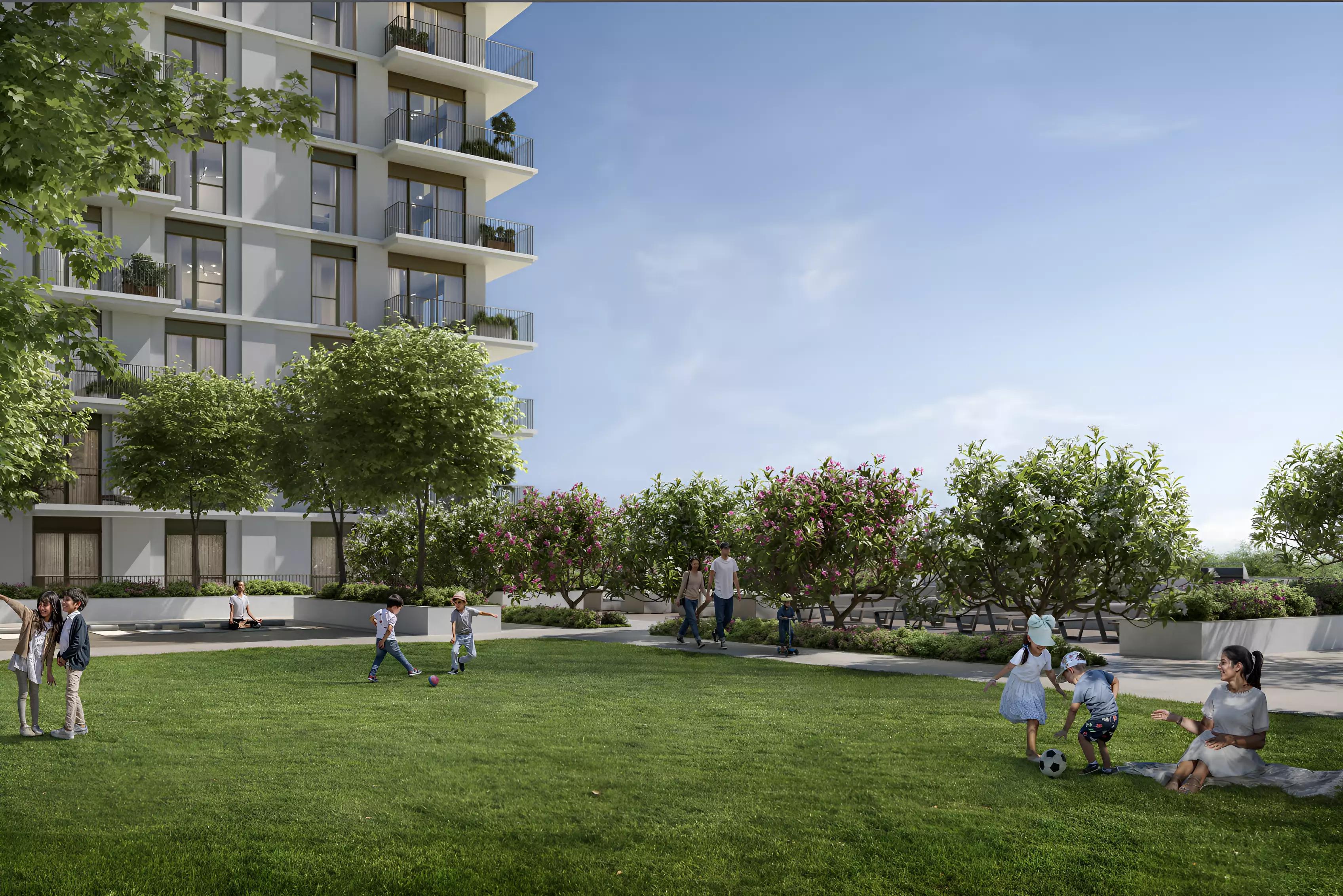 Golf Dale townhouse cluster with private gardens, Emaar South, Dubai South