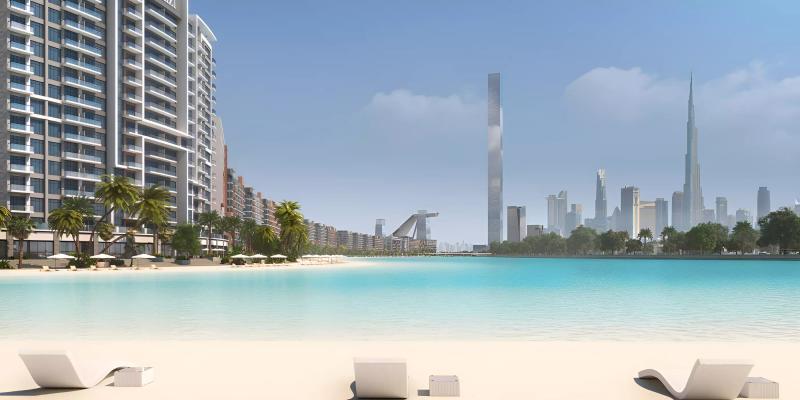 Azizi Riviera 40 building exterior, Meydan One, Dubai