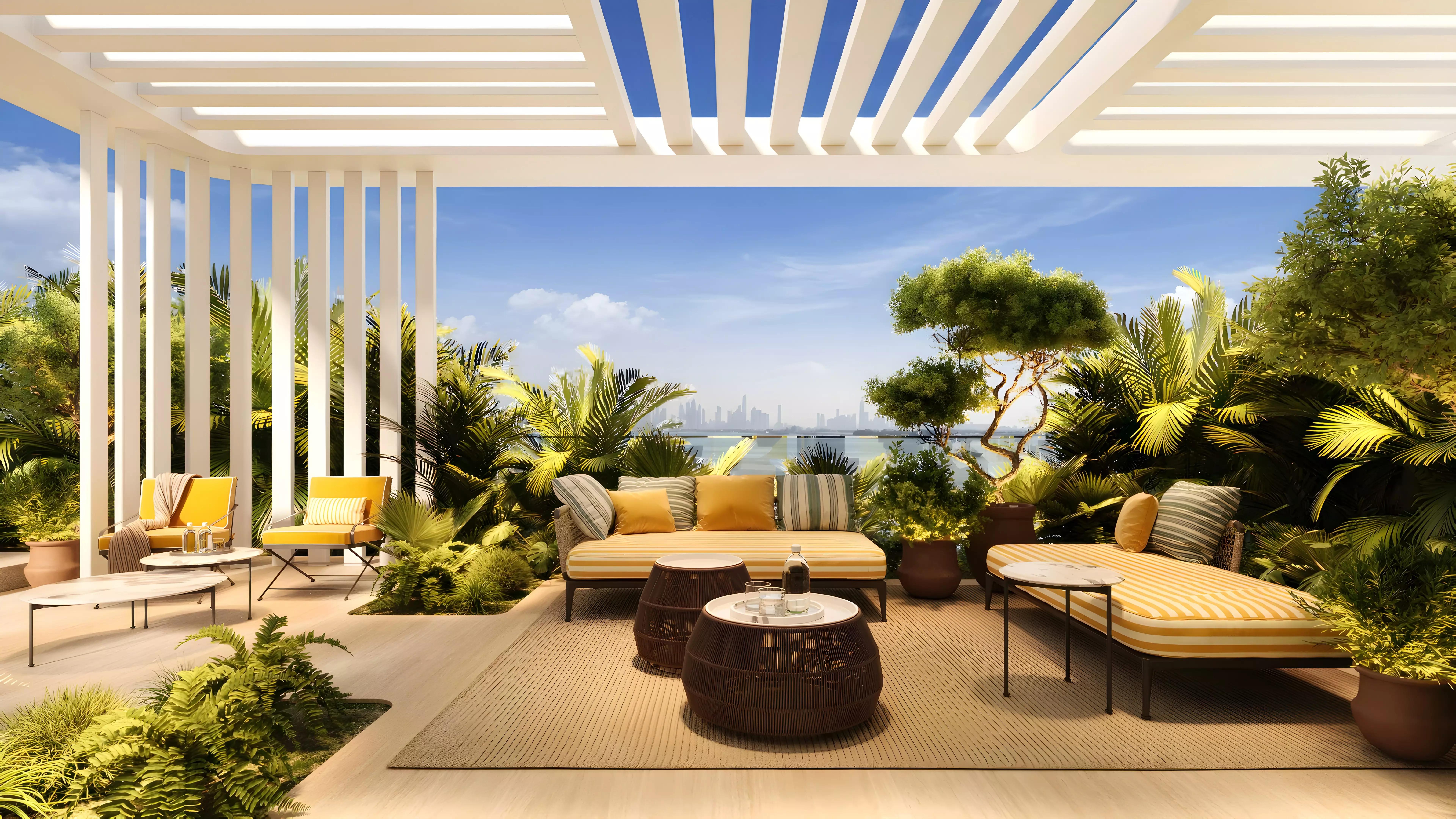 Le Chateau Piétrus residential tower street view, Dubai Islands