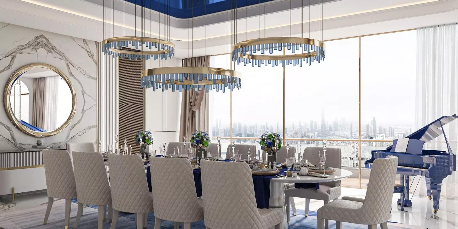 Canal Heights 2 shared pool and leisure deck, Business Bay, Dubai
