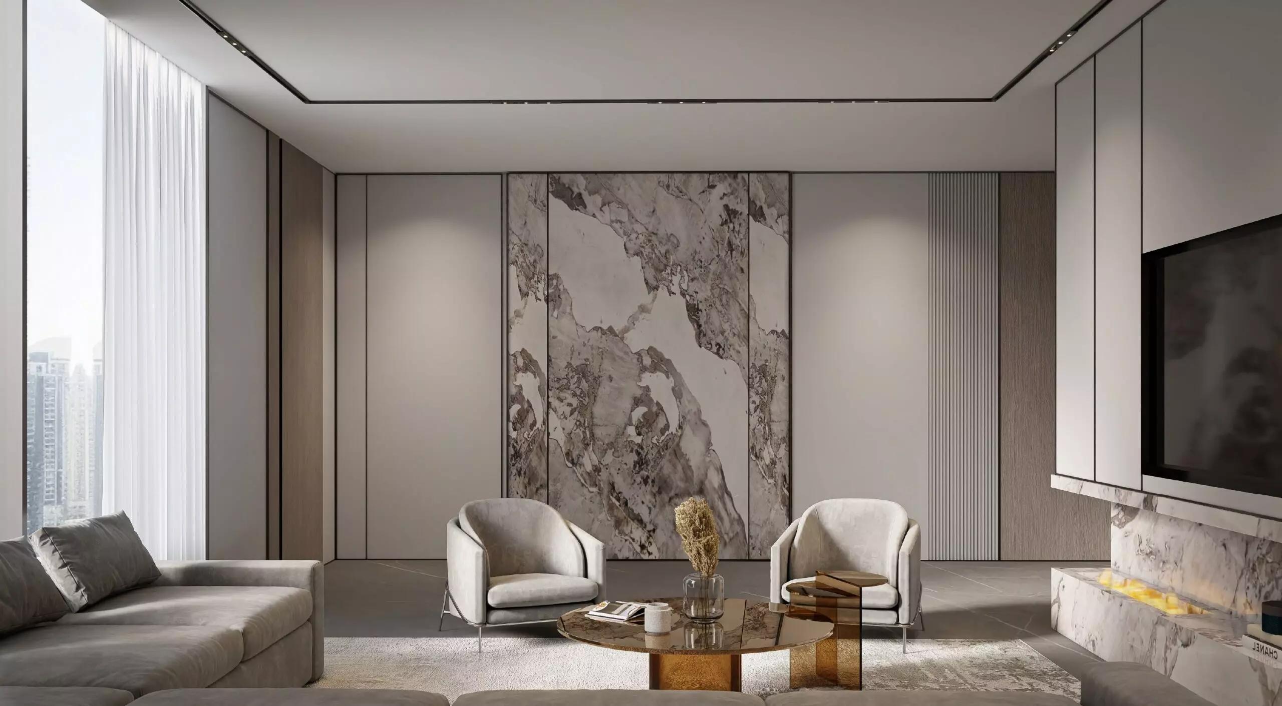 Marwa Homes Phase 4 kitchen and dining interior, JVC, Dubai