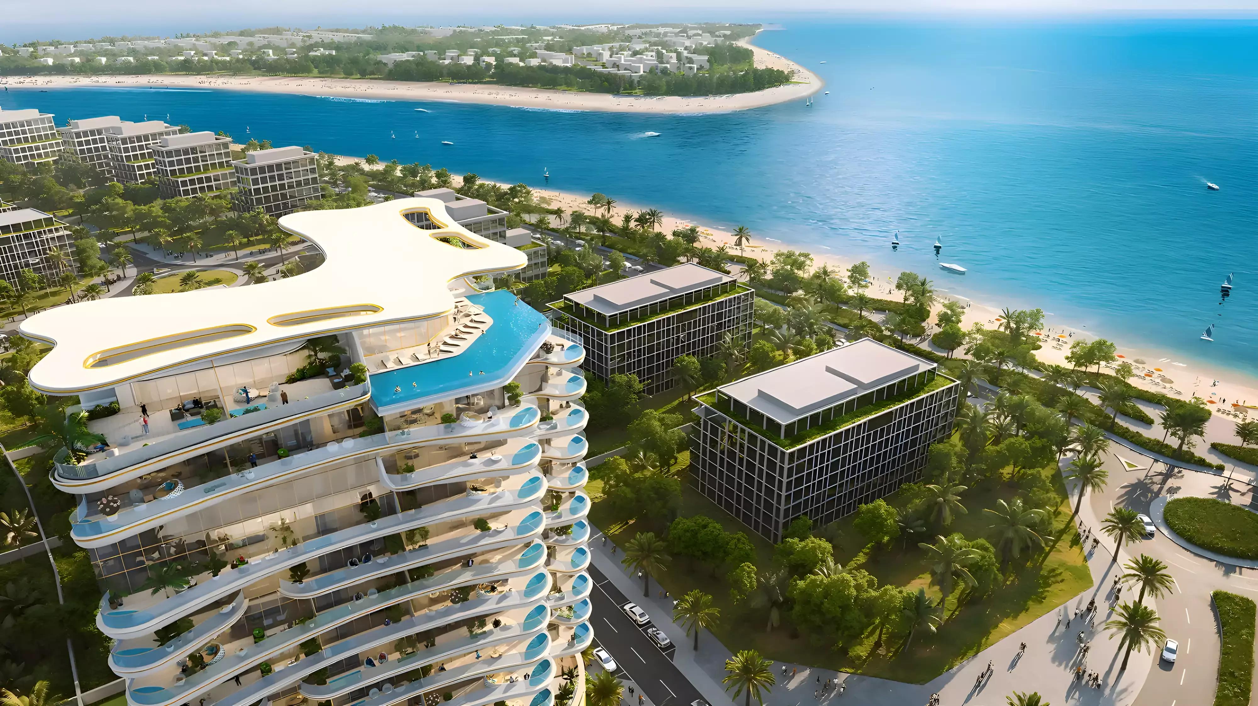 Beach Walk Grand exterior facade view, Dubai Islands, Dubai