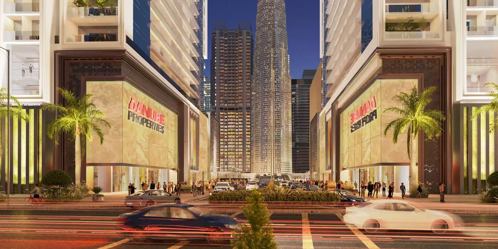 Viewz Phase 2 by Danube residential facade, JLT, Dubai