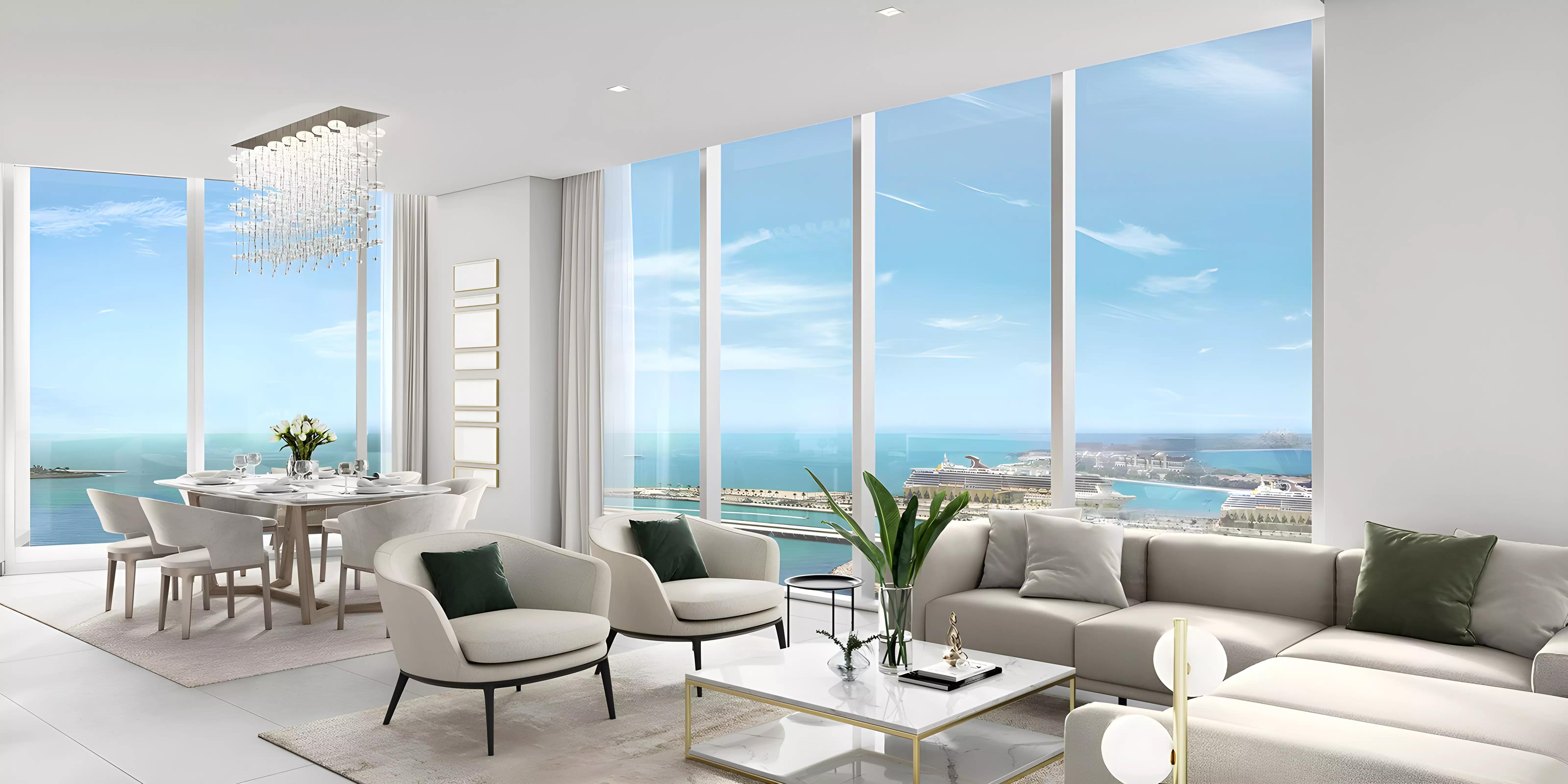 LIV Marina bedroom interior with built-in wardrobes