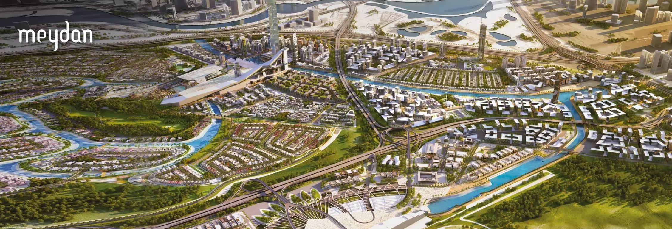 Azizi Riviera 28 master plan layout within Meydan One