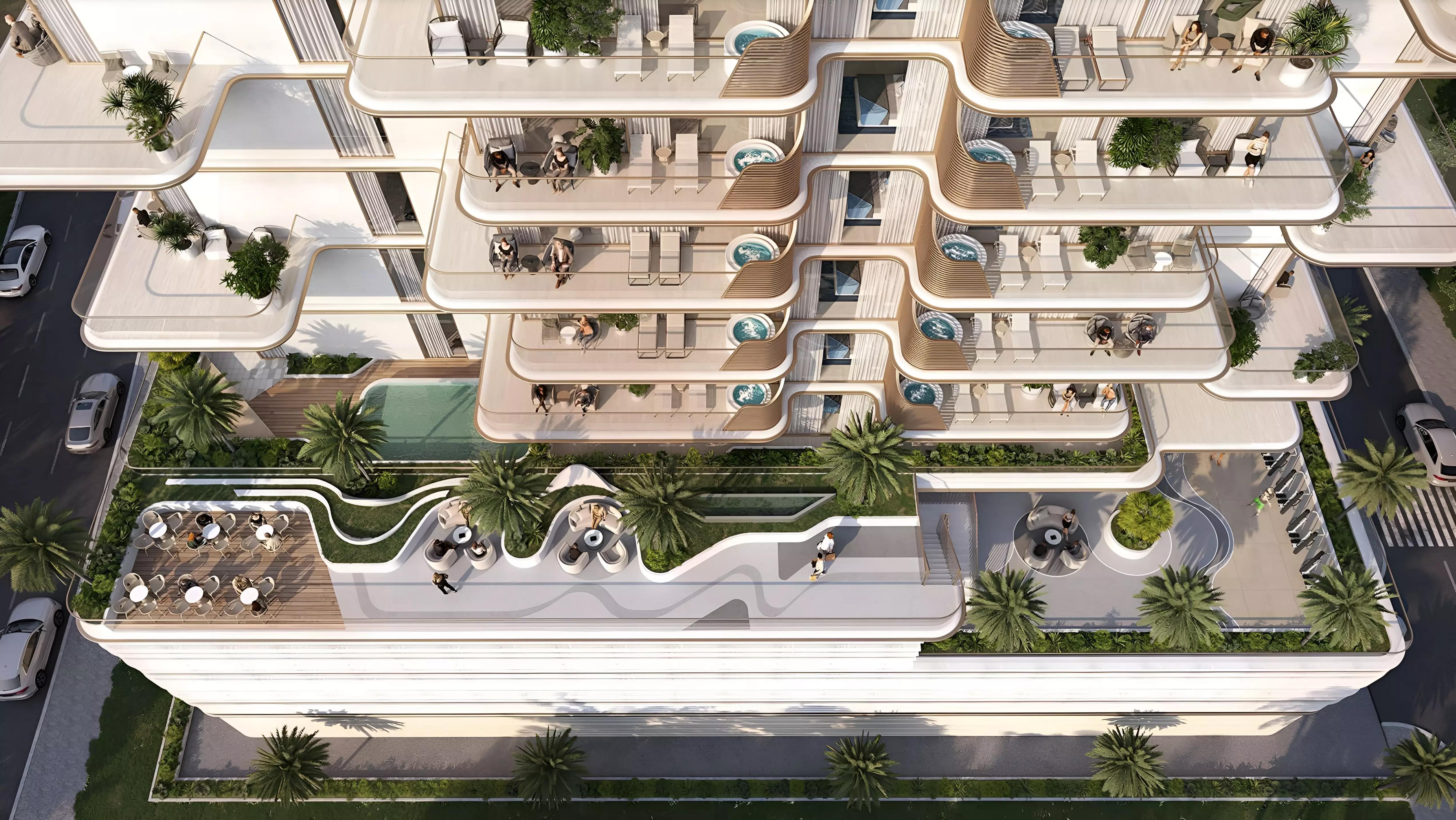 Sunset Bay Phase 2 exterior view, Dubai Islands