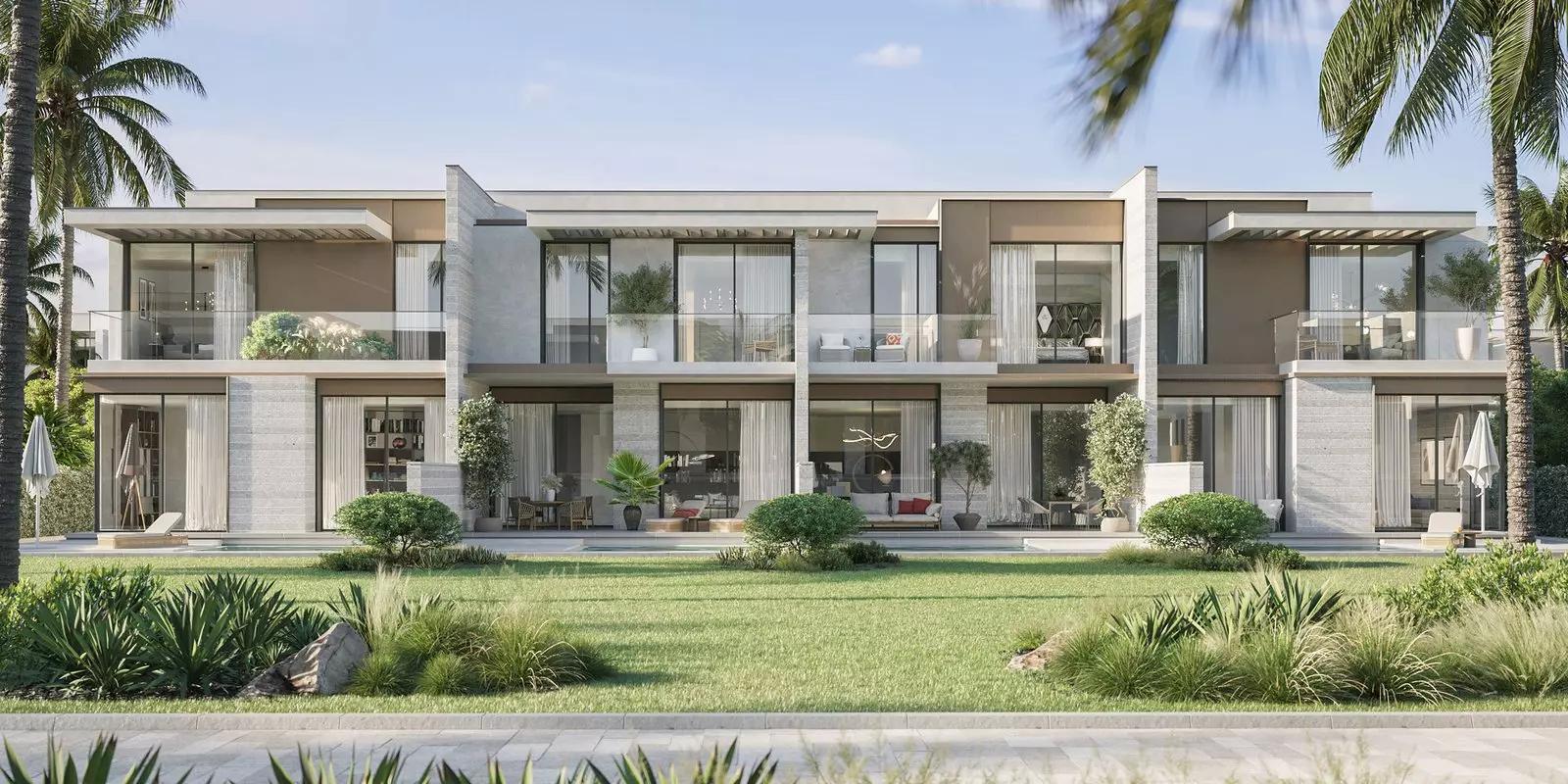 Bay Villas interior living space, Nakheel Dubai Islands project