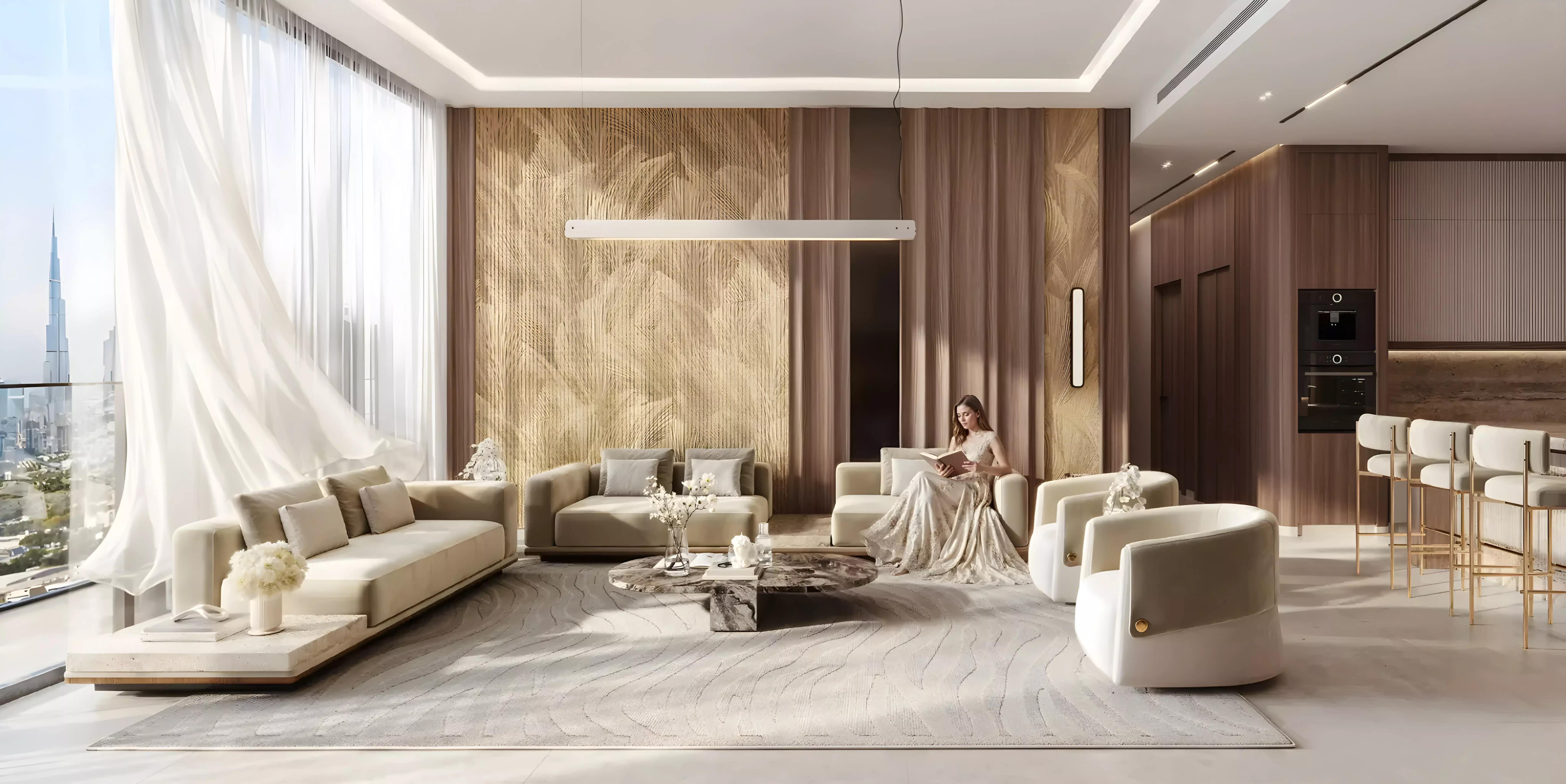Gymnasium interior at Binghatti Luxuria, Jumeirah Village Triangle, Dubai