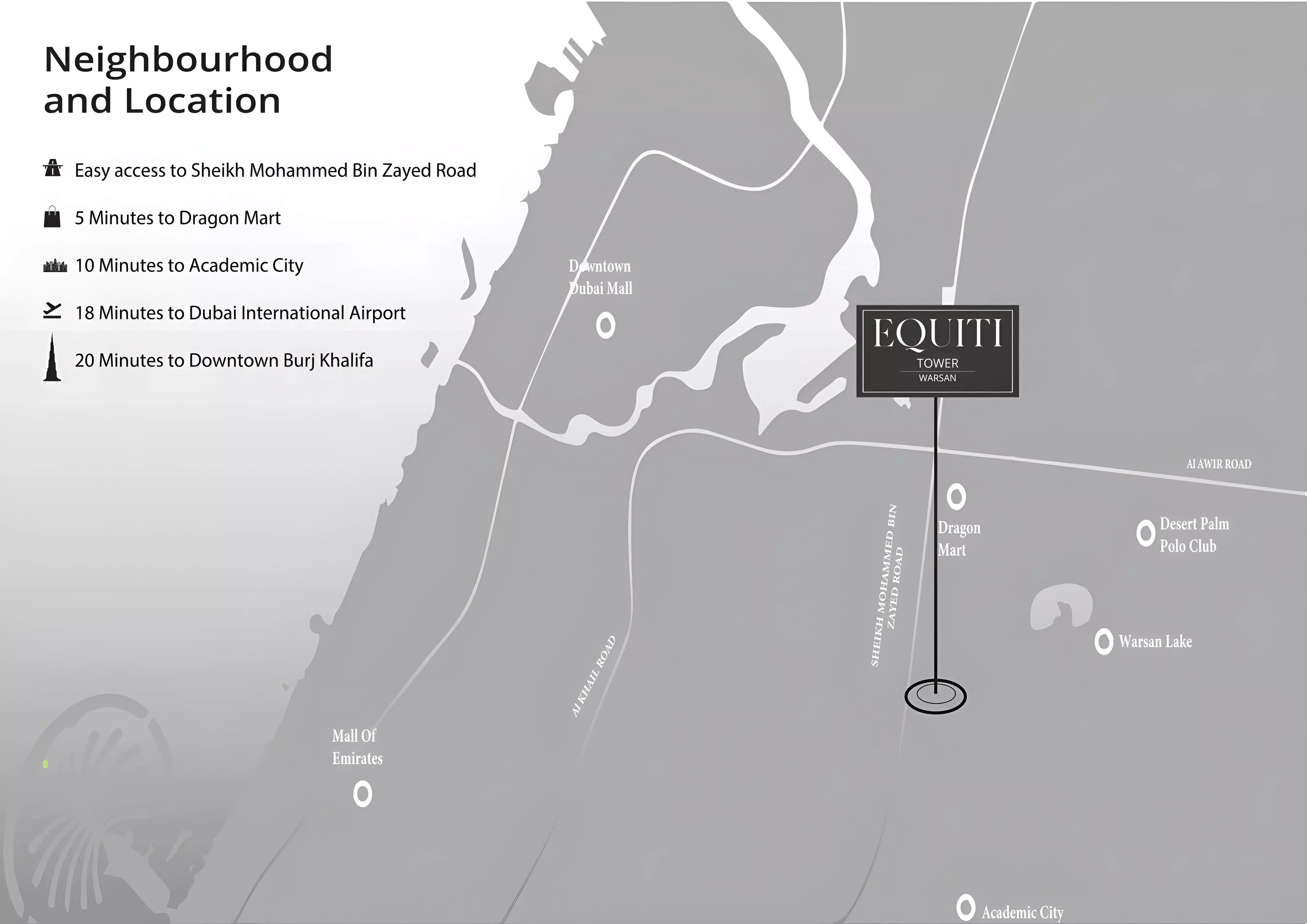 Equiti Tower master plan layout, Al Warsan, Dubai