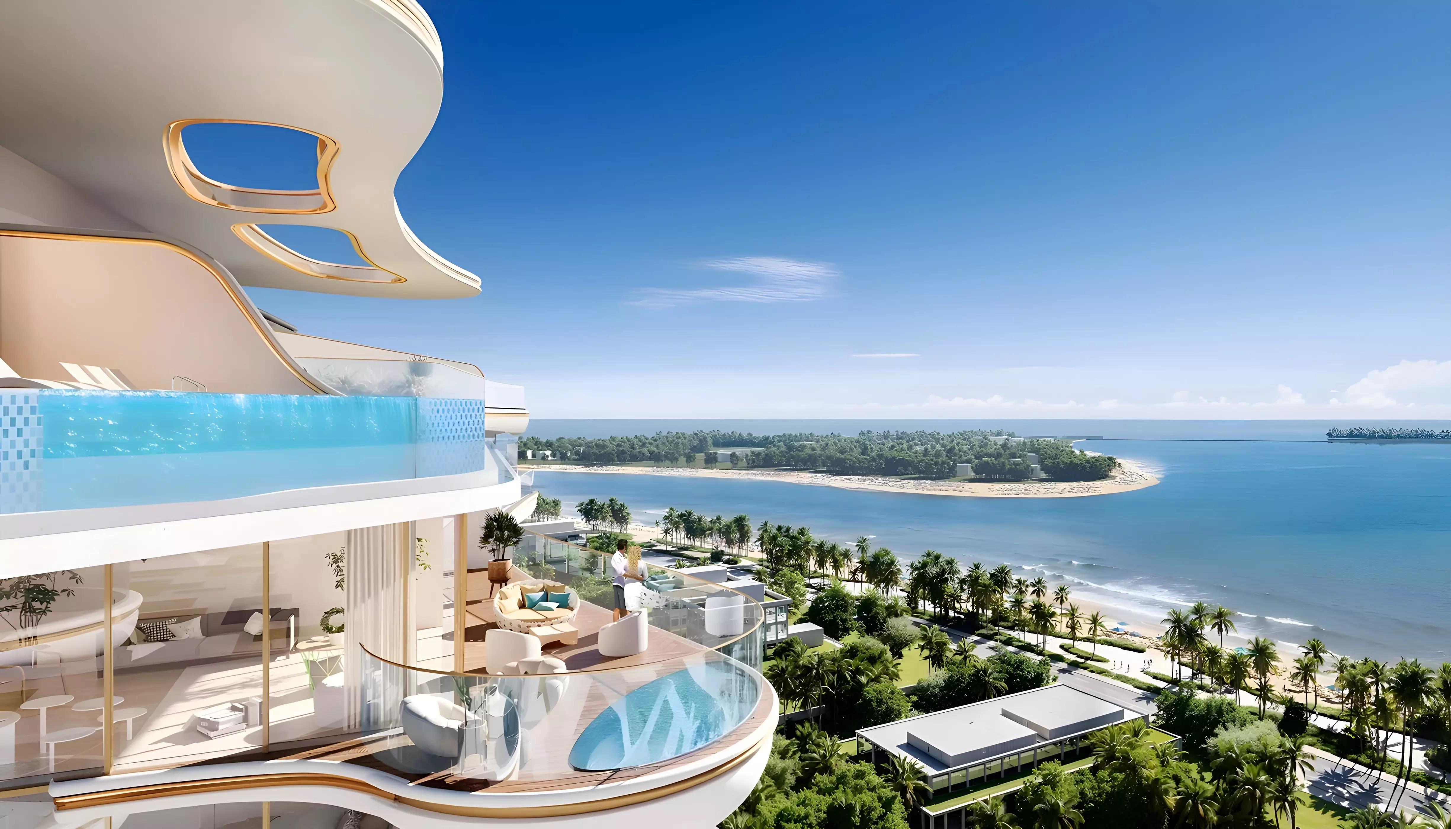 Beach Walk Grand Phase 2 exterior facade view, Dubai Islands