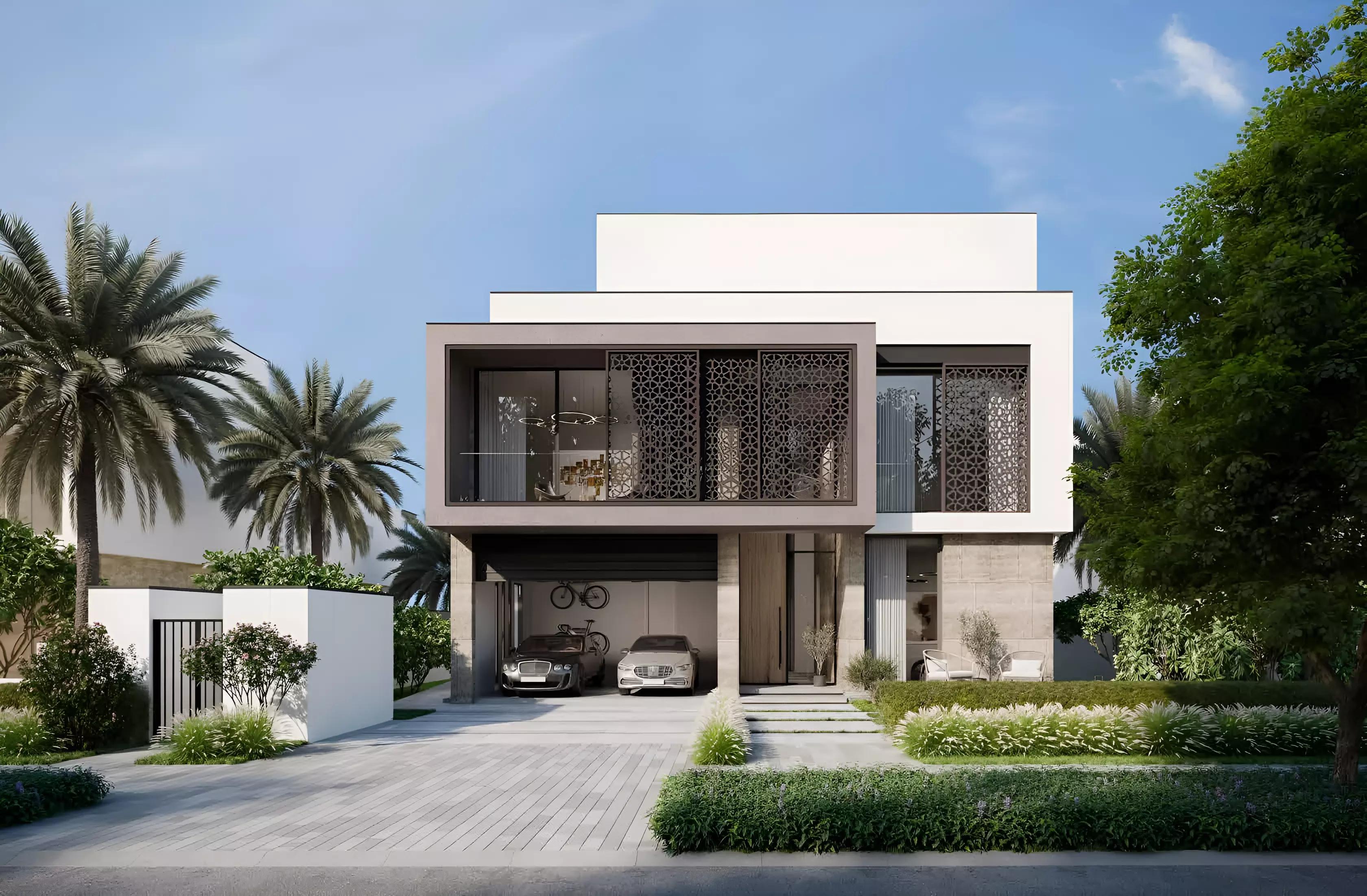 Villa Blue Horizon living interior, Palm Jebel Ali, Dubai