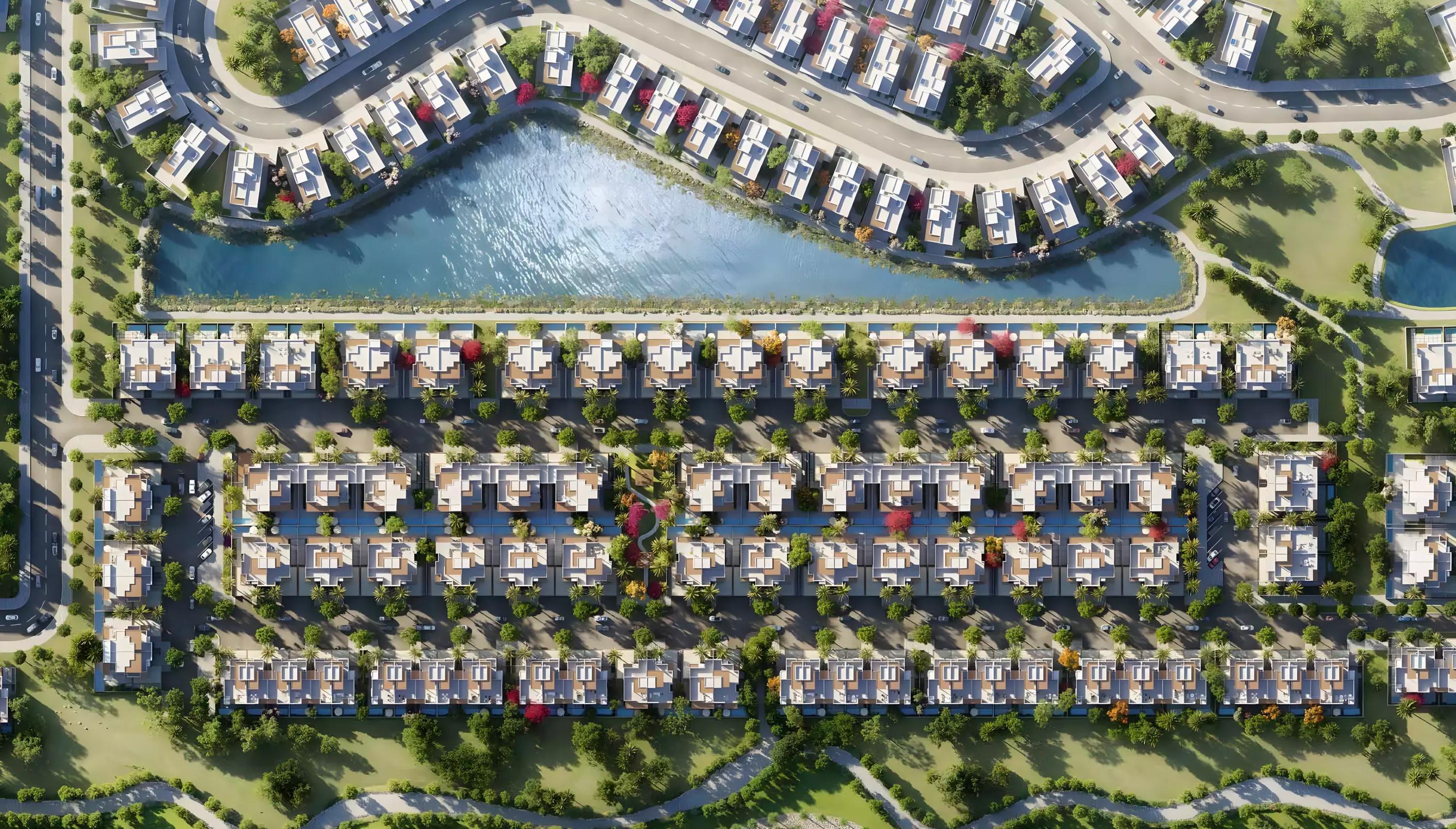 Hayat by Dubai South master plan layout of the townhouse community, Dubai South