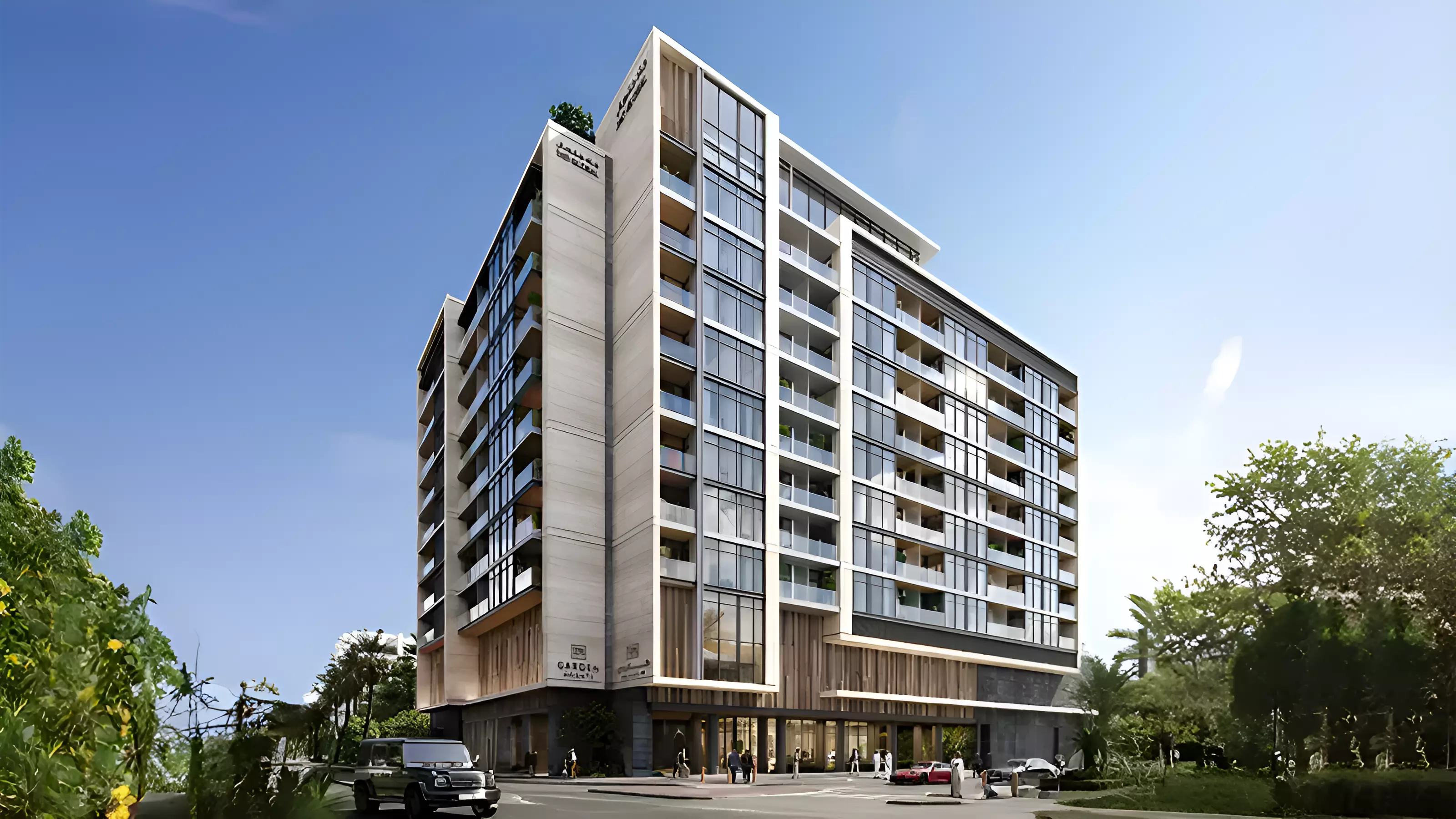 171 Garden Heights exterior facade view, Jumeirah Garden City, Al Satwa, Dubai