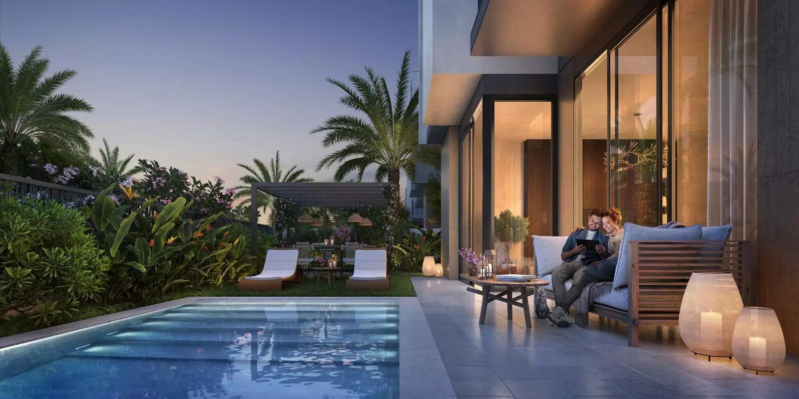 Haven By Aldar villa cluster street view, Dubai