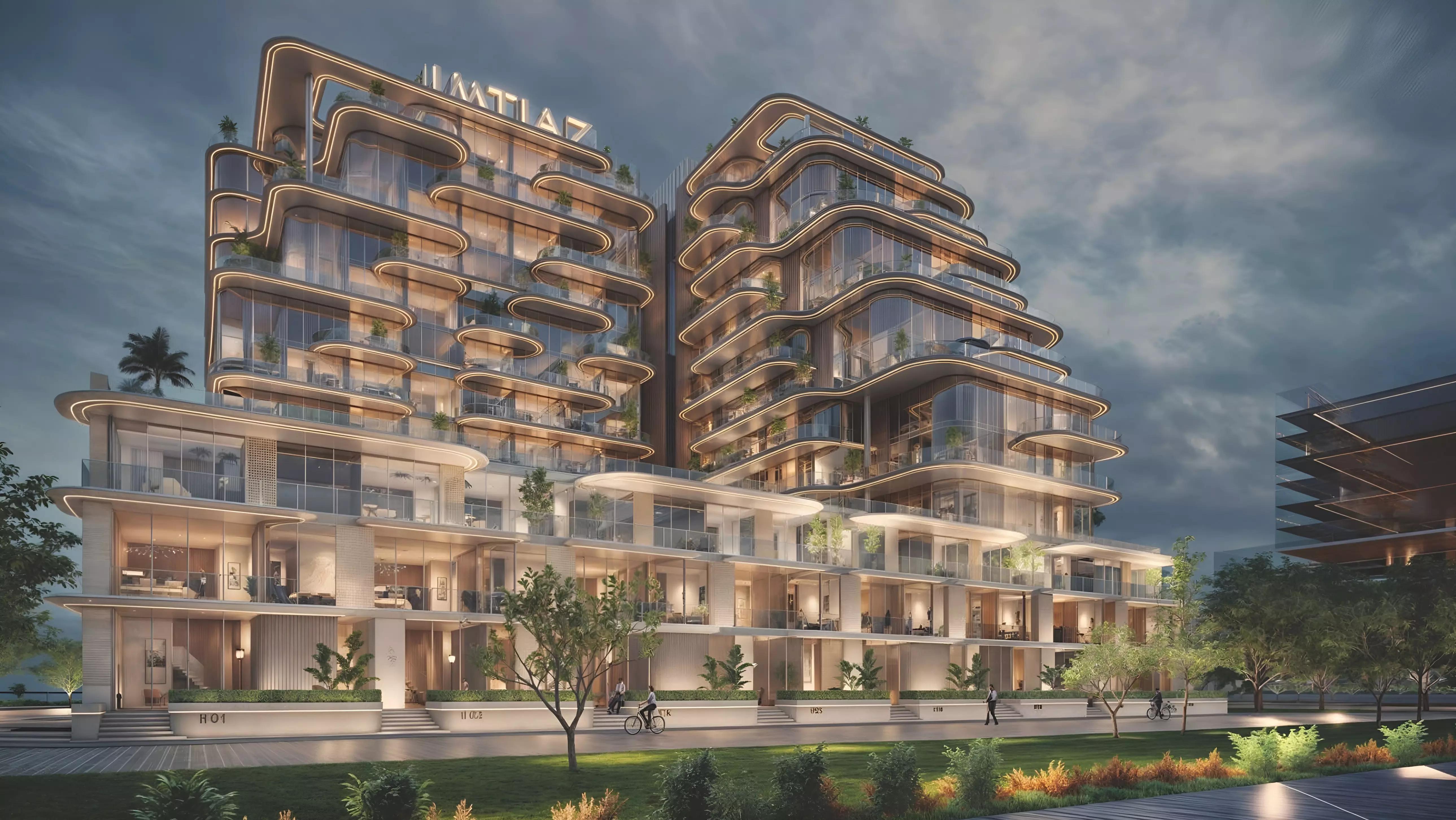 Cotier House exterior facade view, Dubai Islands, Dubai