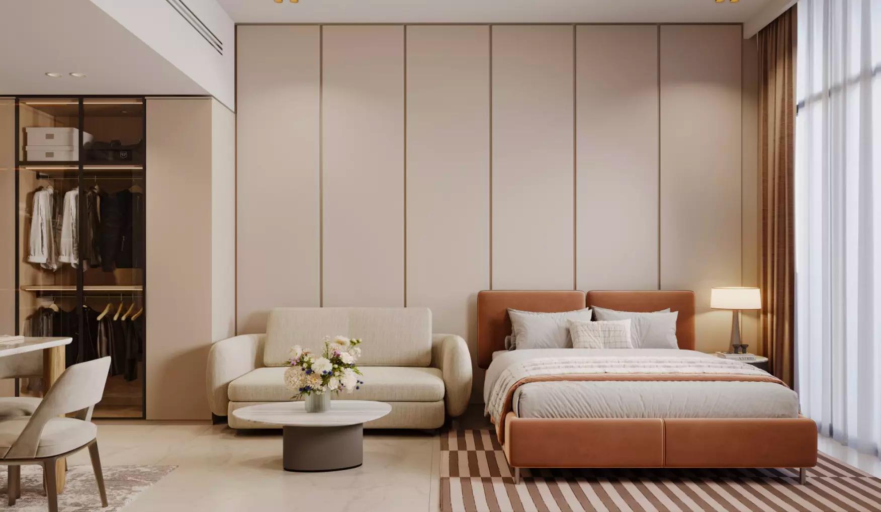 Almaan 101 residential building street view, JVC, Dubai