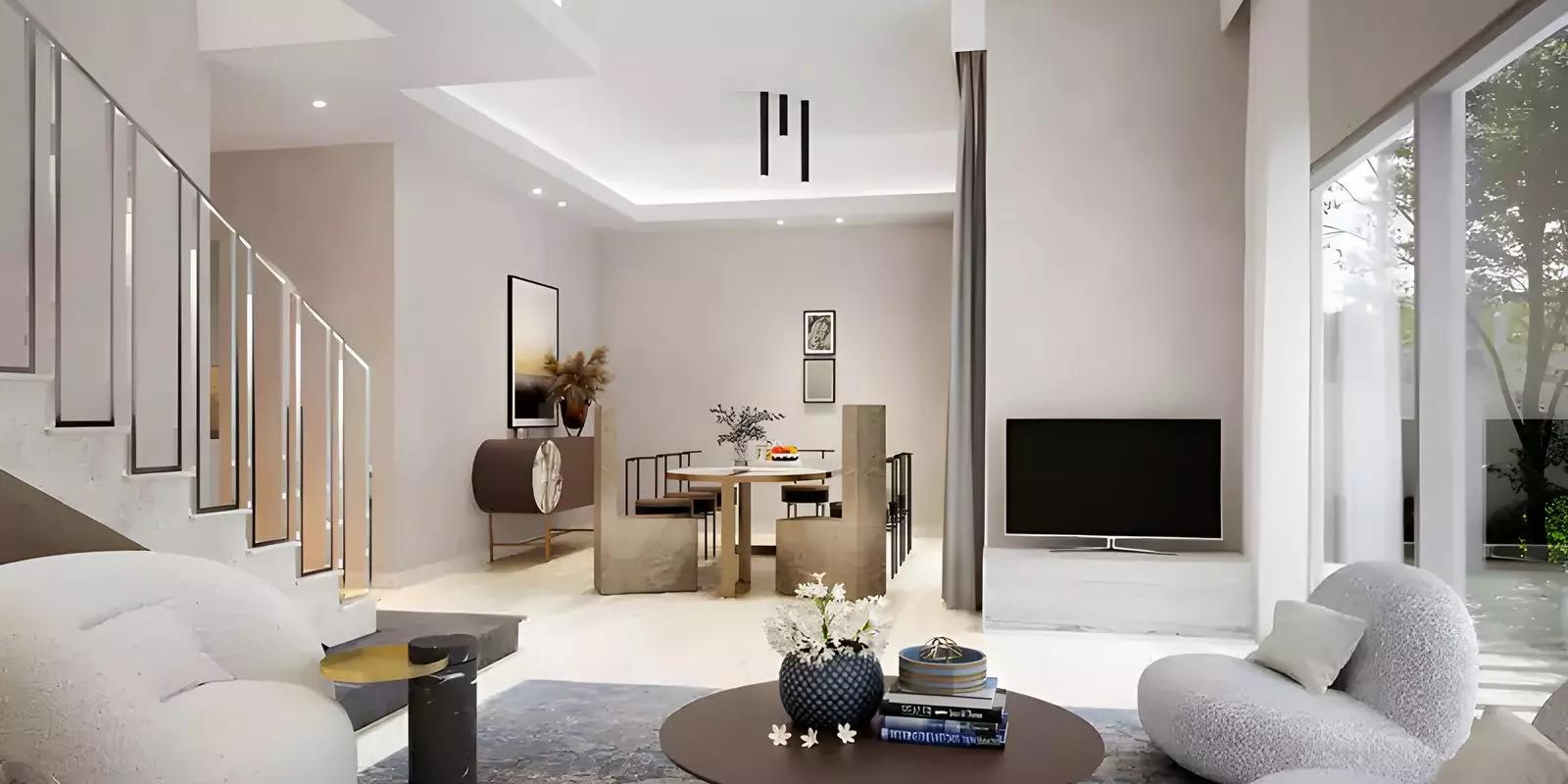 Kitchen interior of a Sevilla townhouse, Victory Heights, Dubai Sports City
