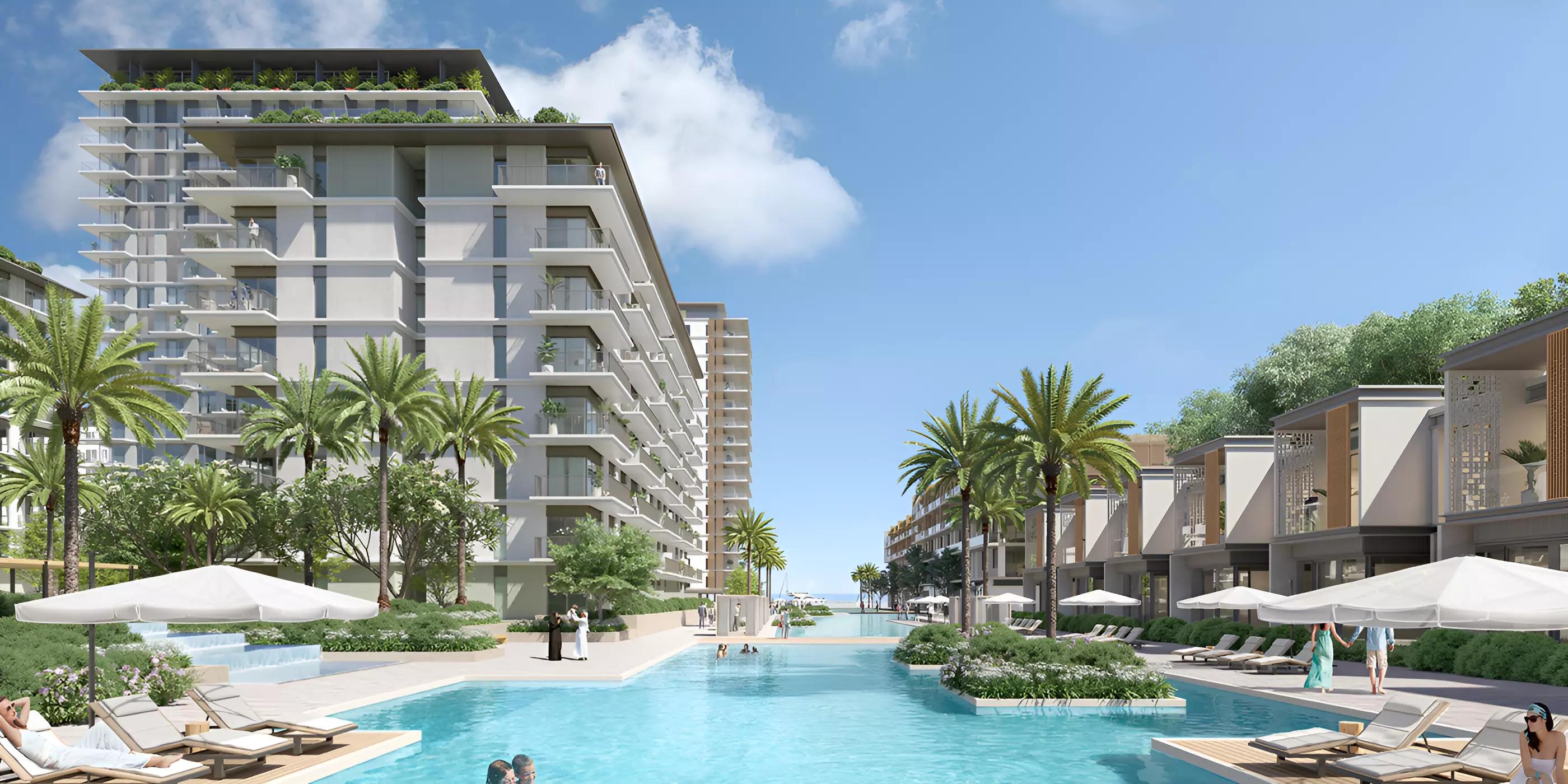 Pier Point By Emaar interior living space, Mina Rashid, Dubai