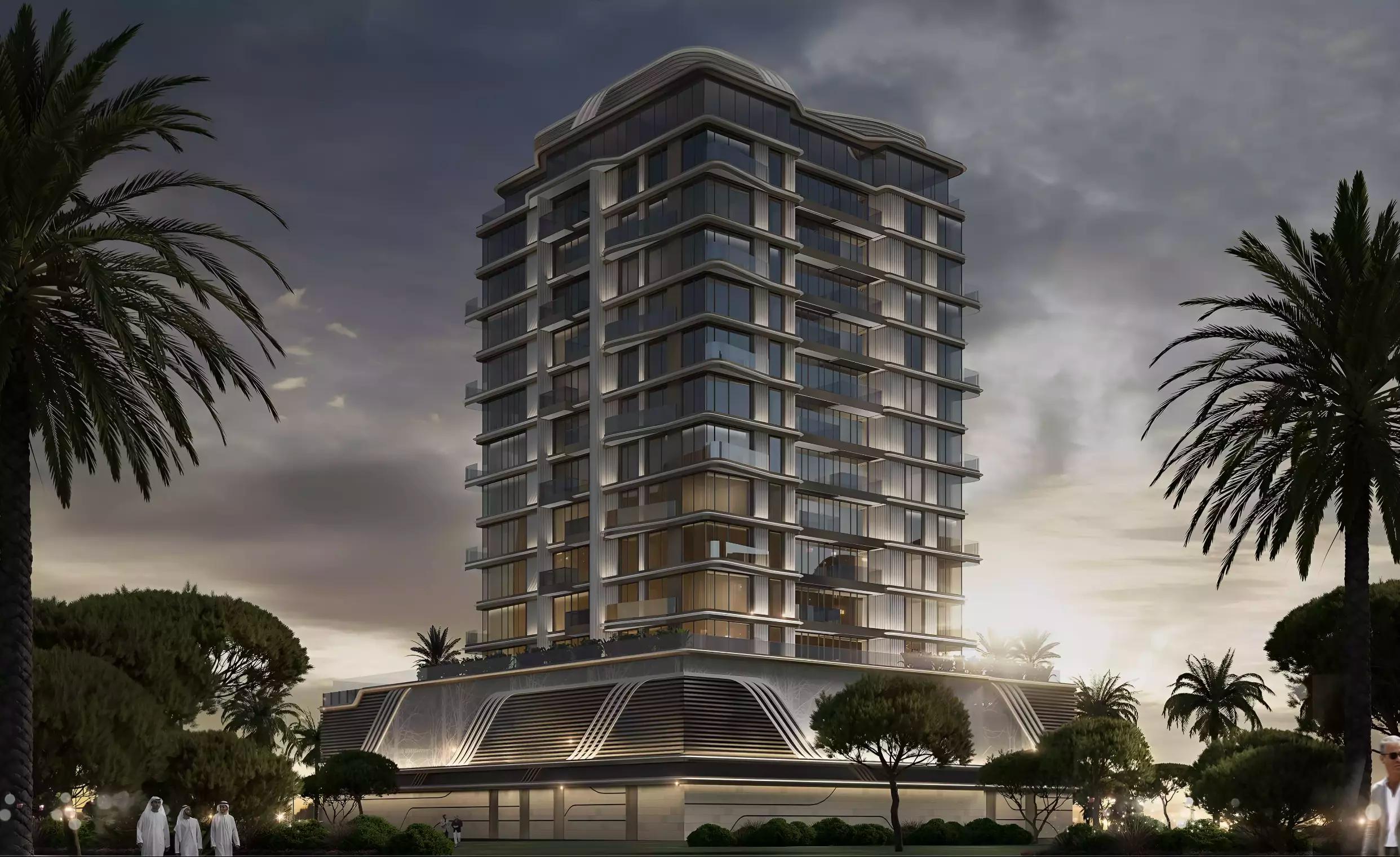 Edgewater Residences Phase 3 exterior building view, Dubai Islands