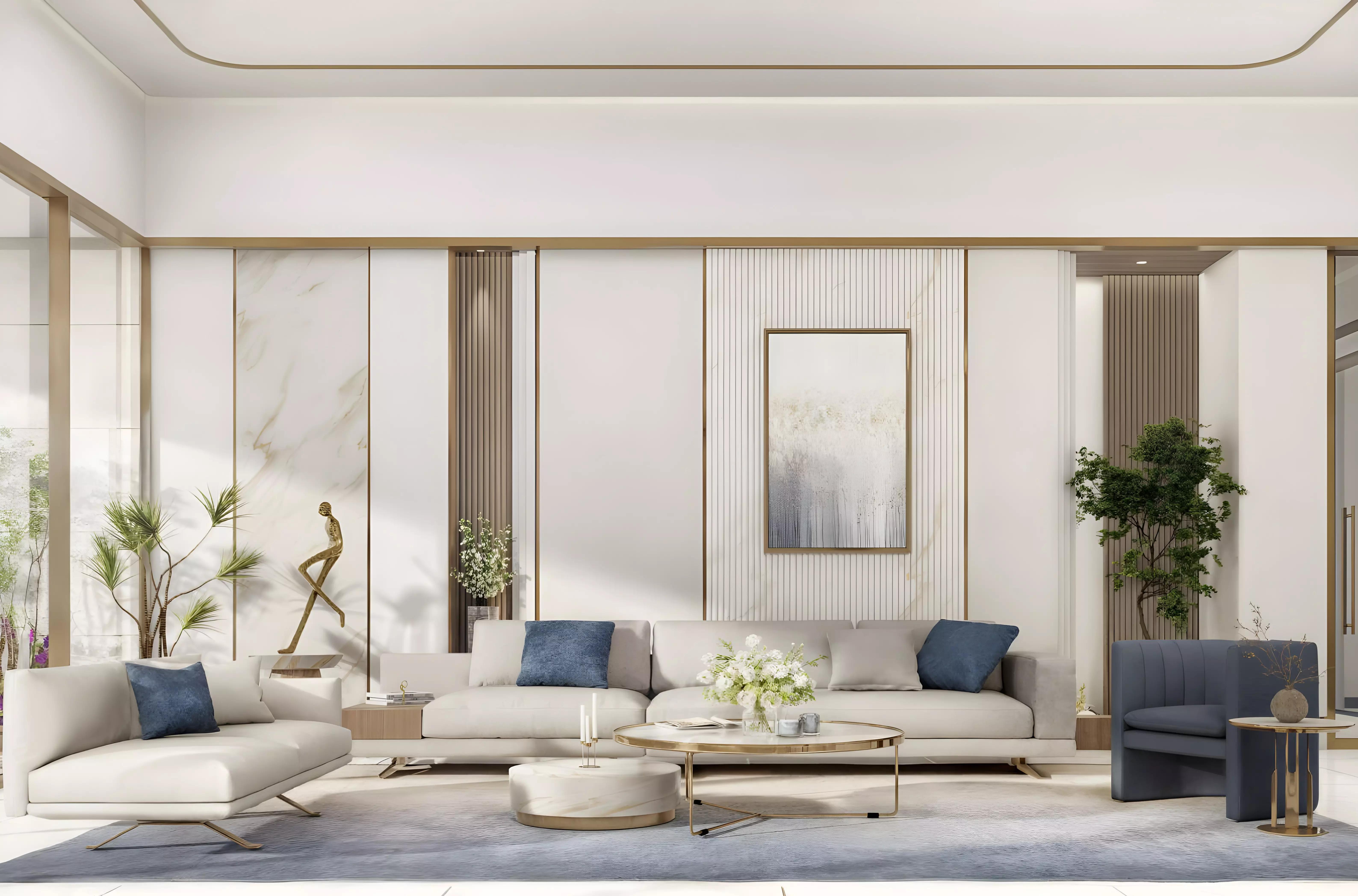 Liora Residences apartment interior living space, Dubai Islands