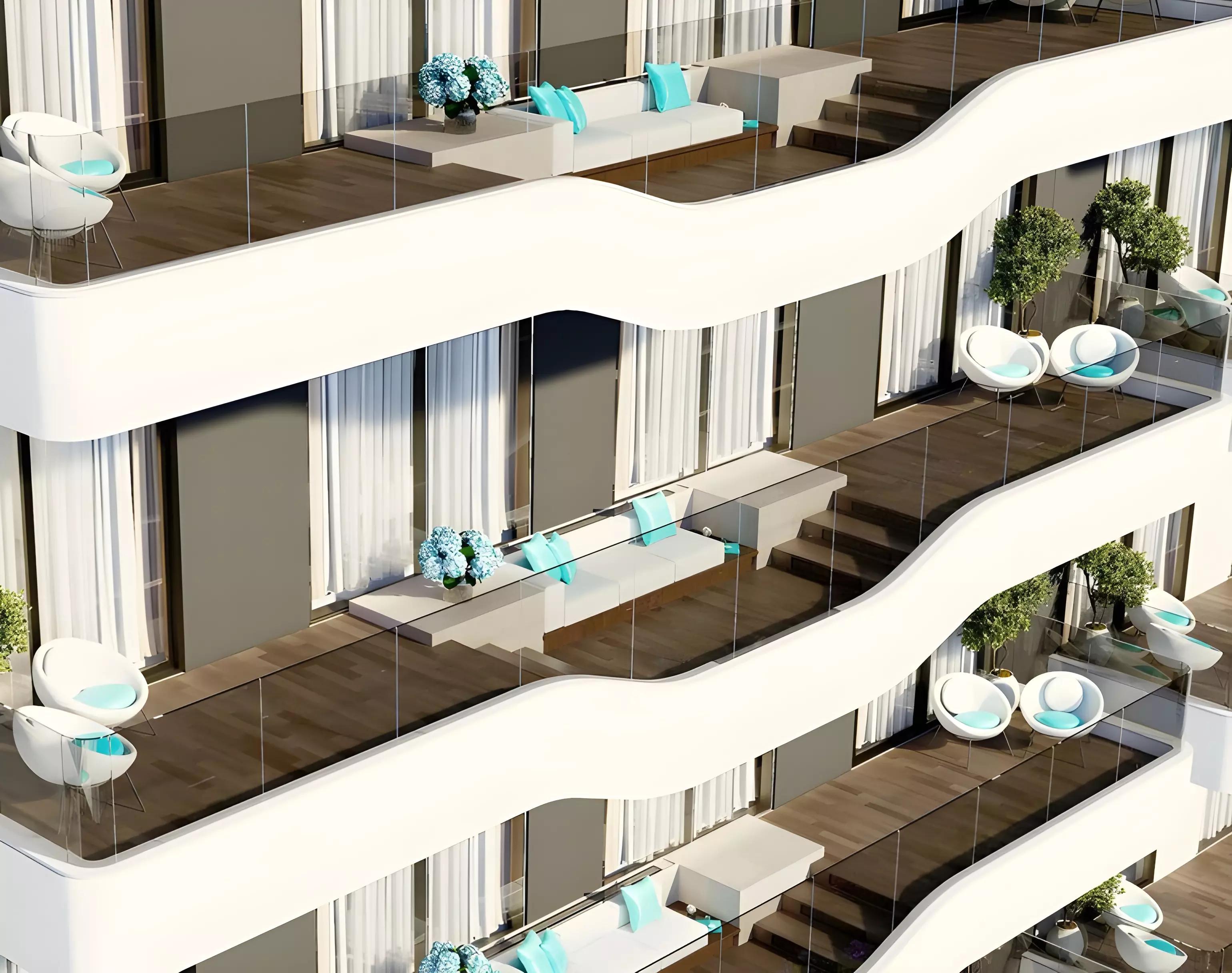 Golf club and clubhouse building within Nad Al Sheba Gardens community, Dubai