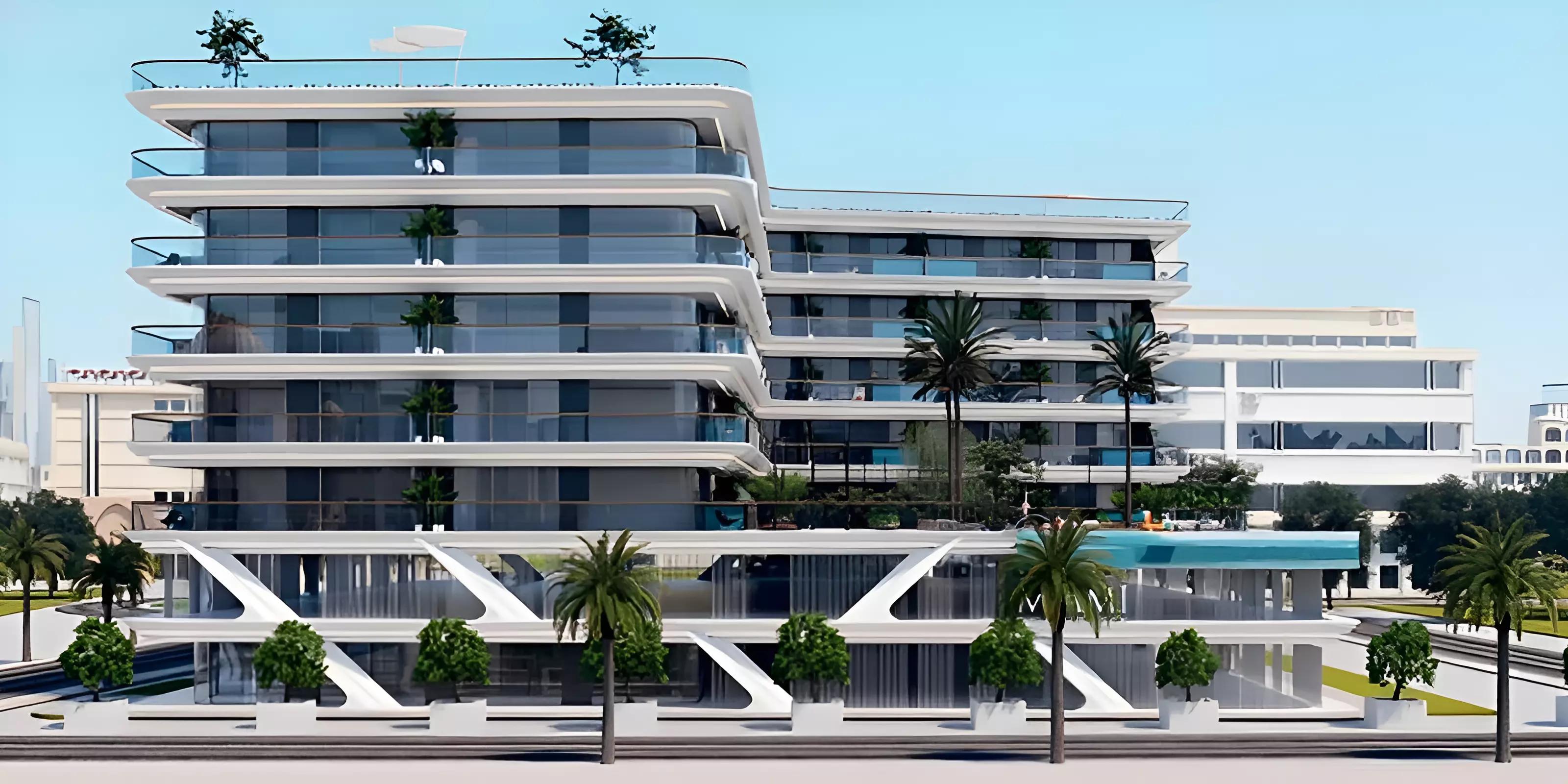 Samana Miami Phase 2 exterior facade, Jumeirah Village Triangle, Dubai