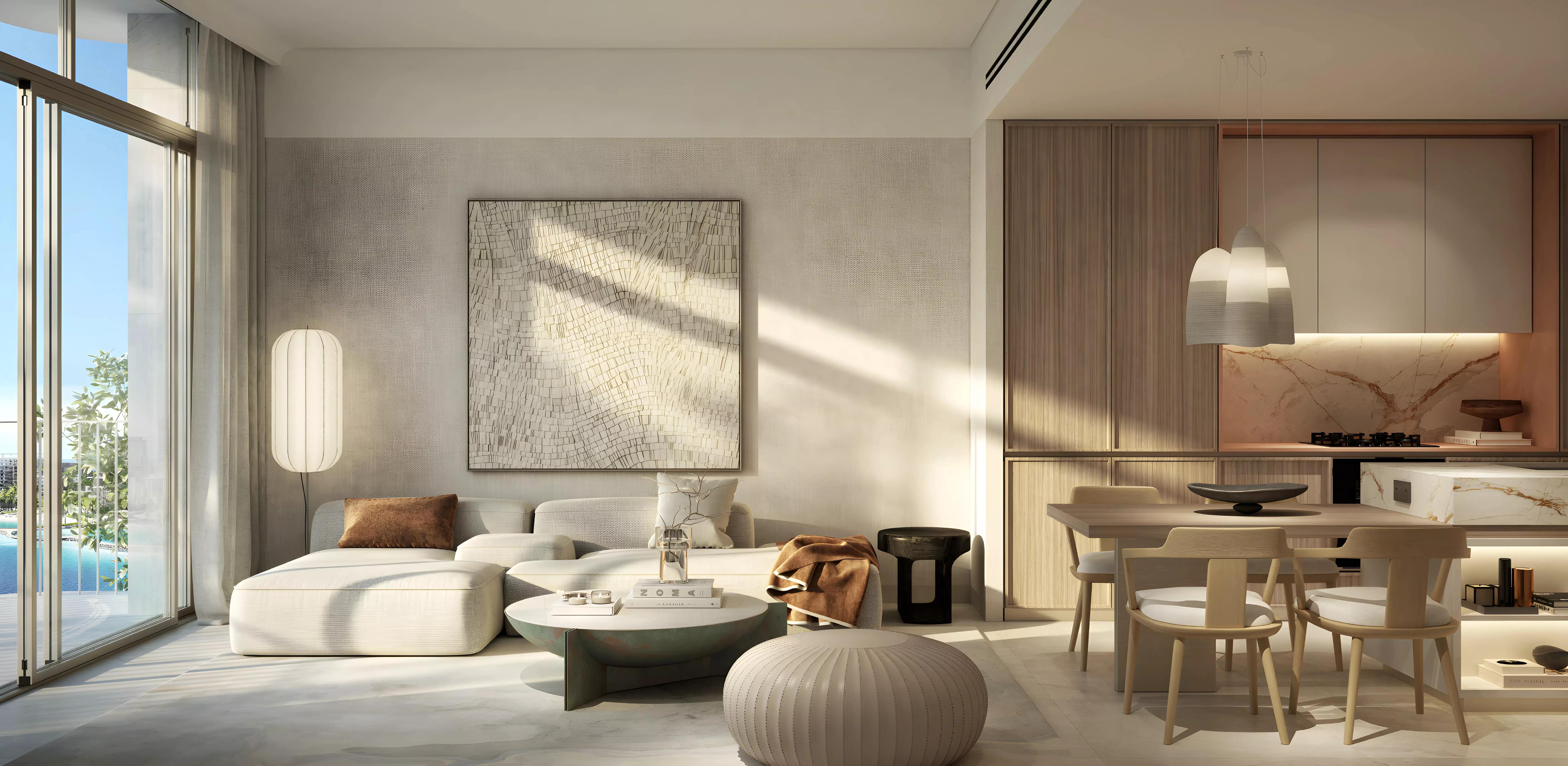 Bay Grove Residences Phase 4 amenity deck with swimming pool, Dubai Islands, Dubai