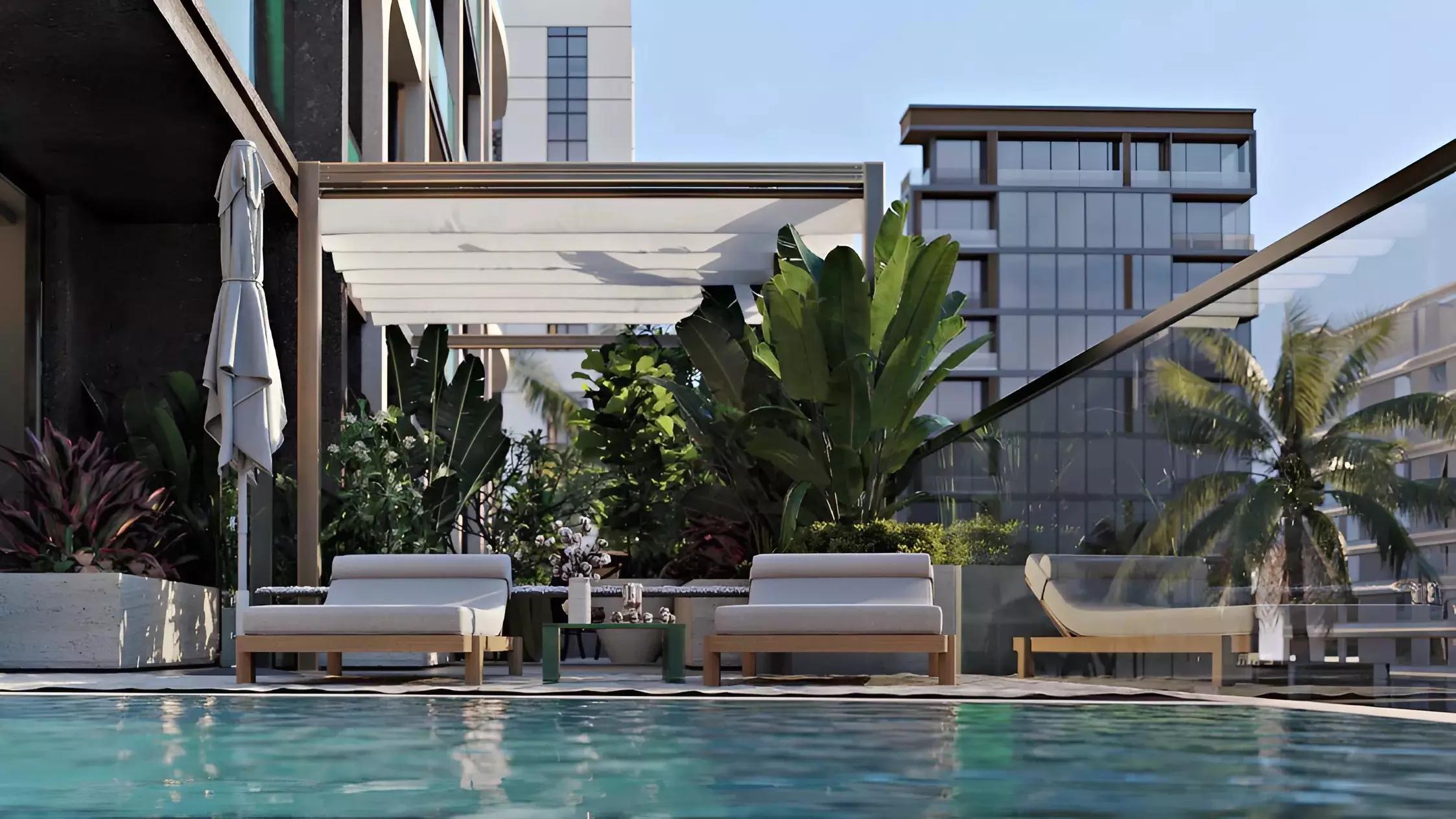 Olivia Gardens Residence lobby or amenity interior, Al Satwa, Dubai
