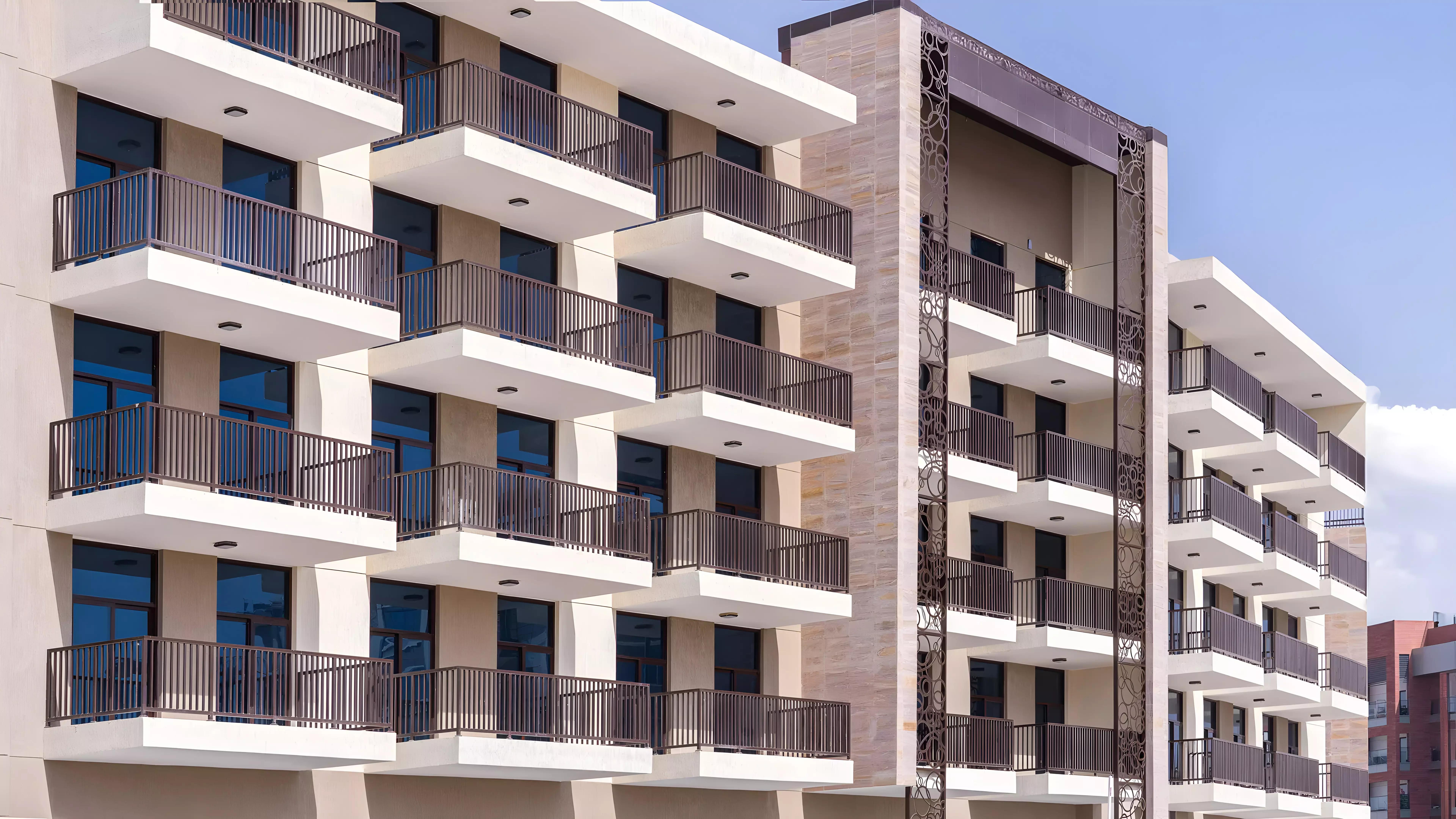 RR Residence building exterior street view, Dubai South