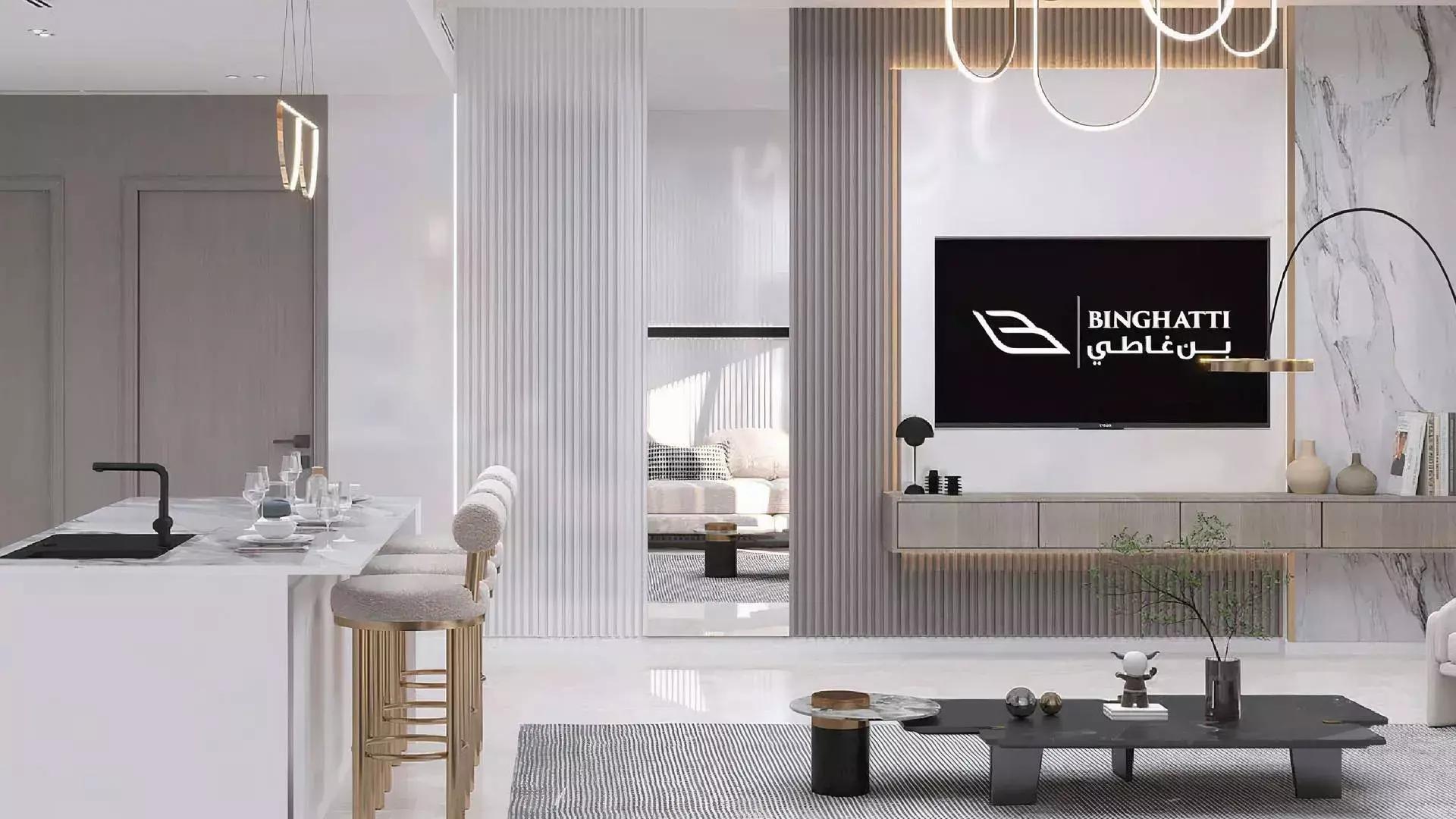 Lobby or communal lounge space inside Binghatti Onyx tower