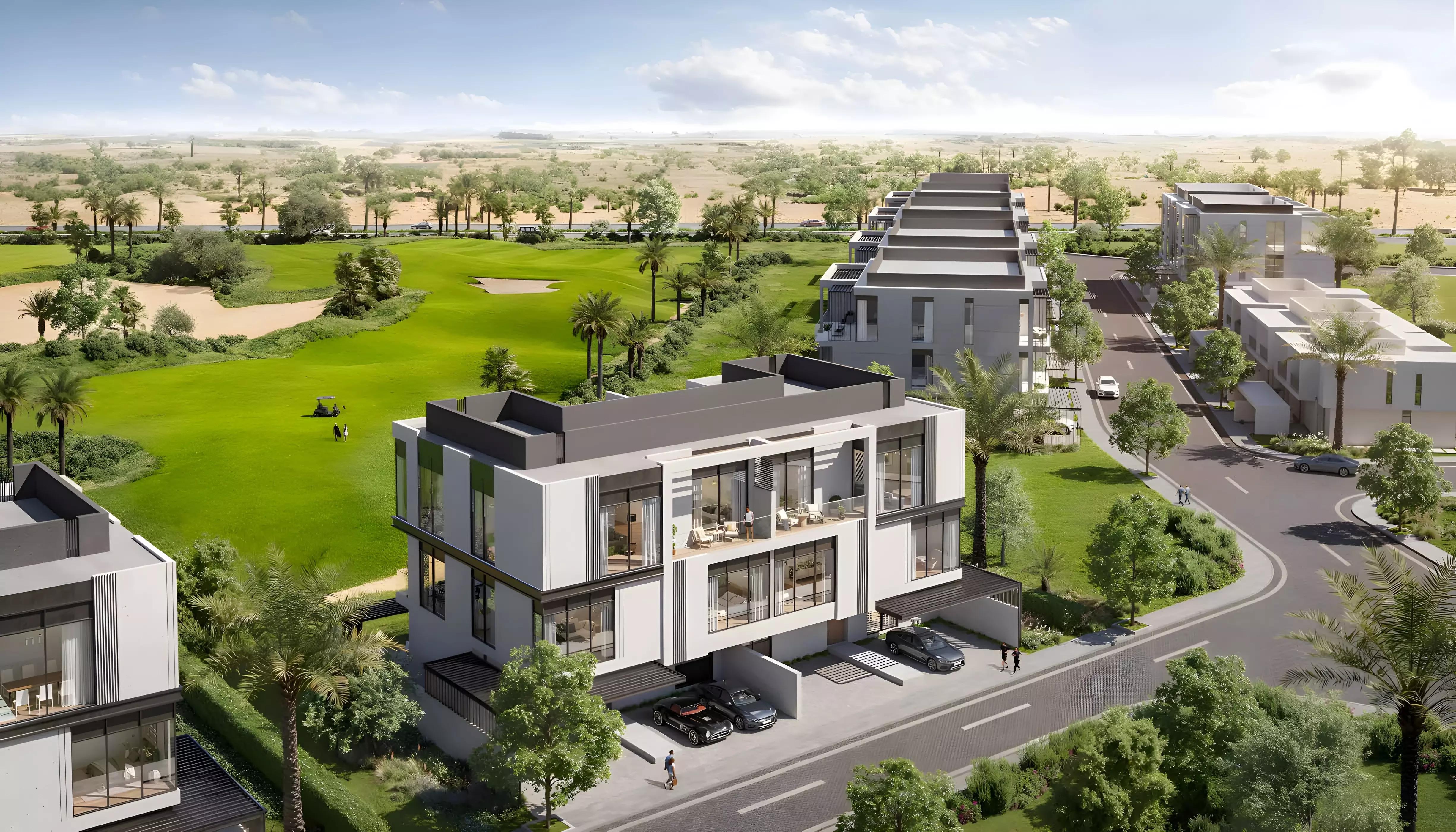 Master plan layout of Terra Golf Collection Phase 2 within Jumeirah Golf Estates