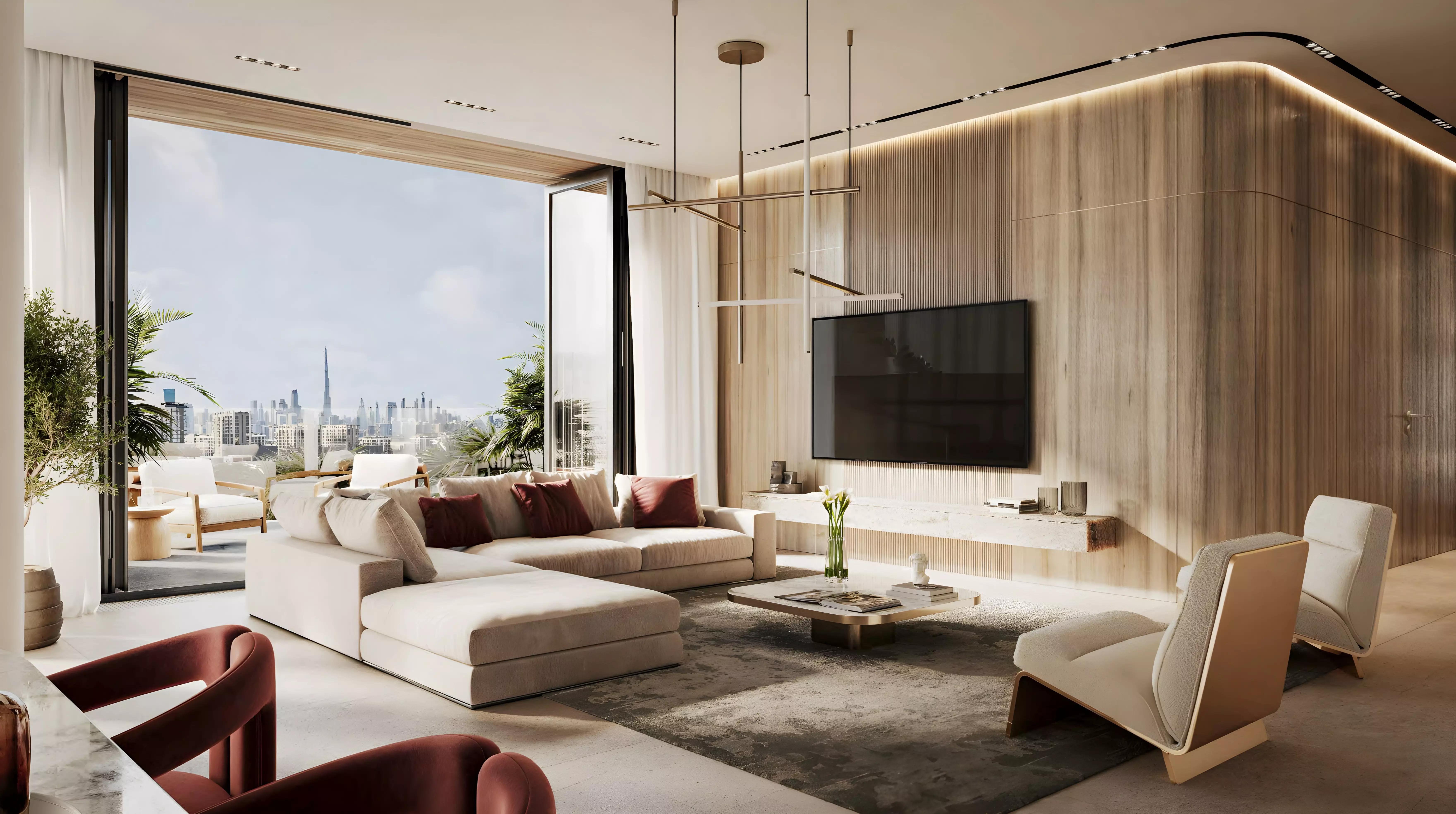 Émerge Residences gymnasium interior, Nad Al Sheba