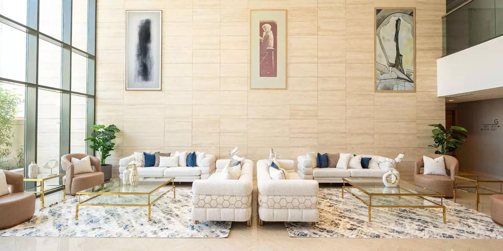 Eleganz By Danube facade and entrance, Jumeirah Village Circle
