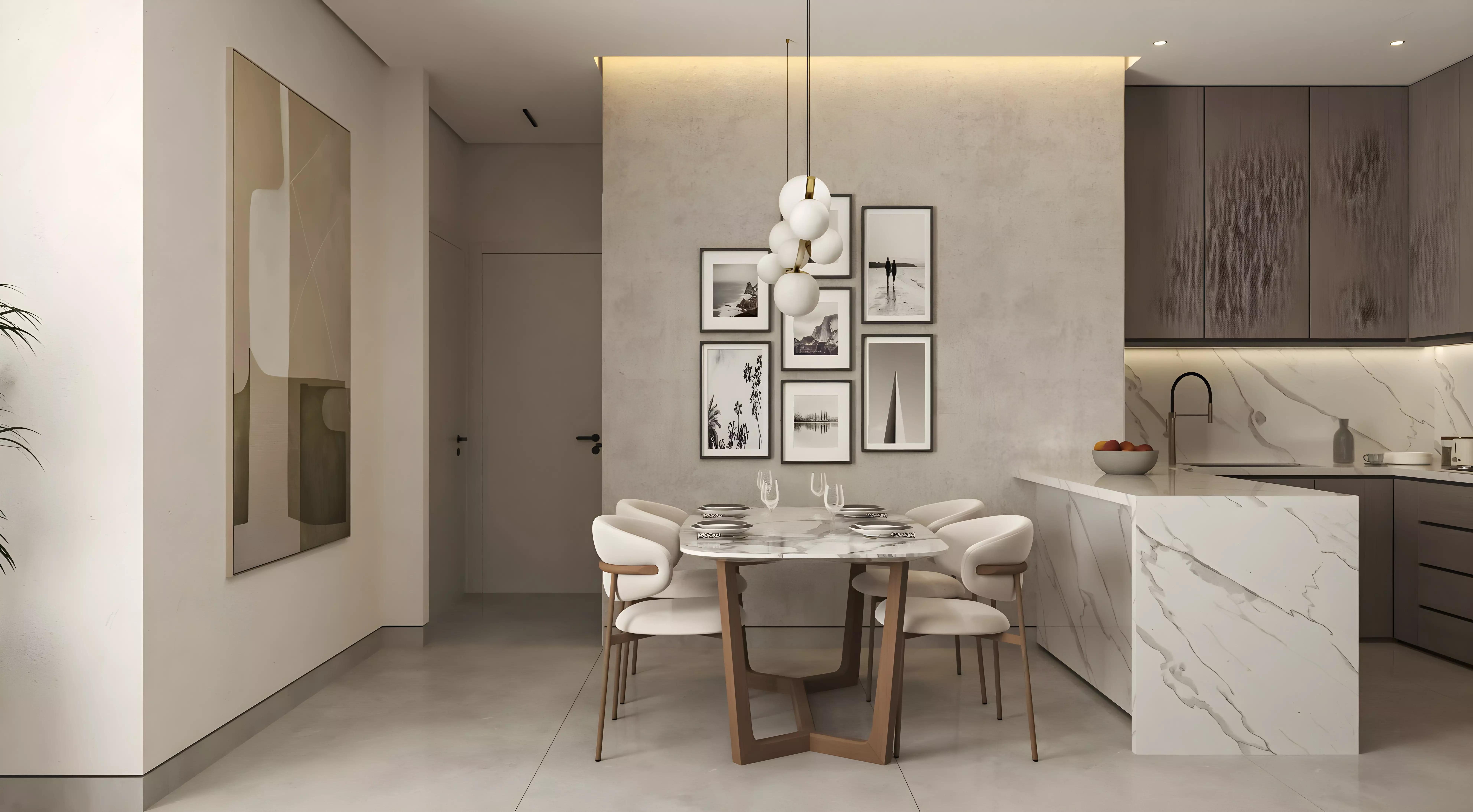 AB Cleo development rendering with landscaped surroundings, Jebel Ali, Dubai