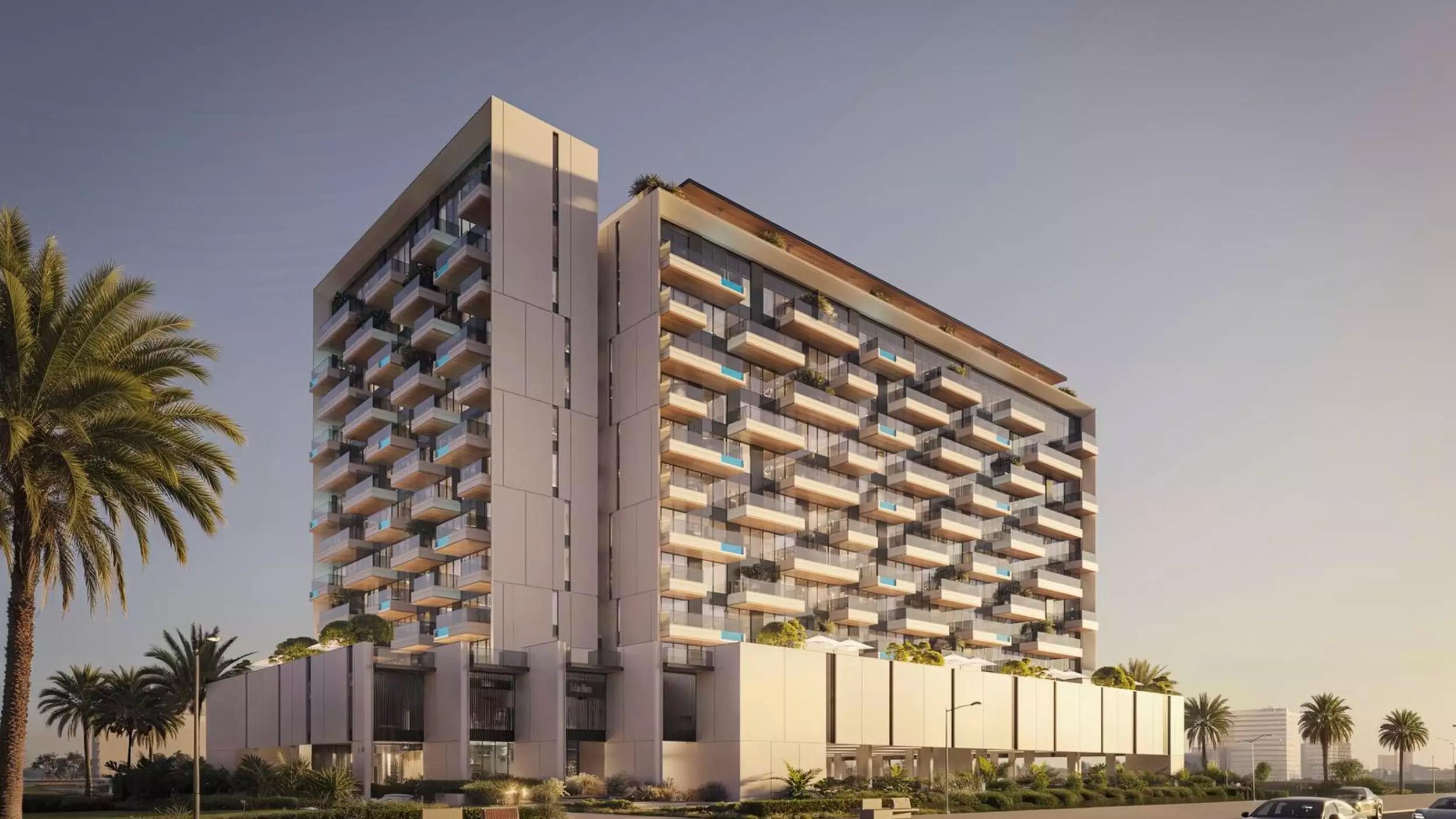Beverly Gardens exterior facade, Al Furjan, Dubai