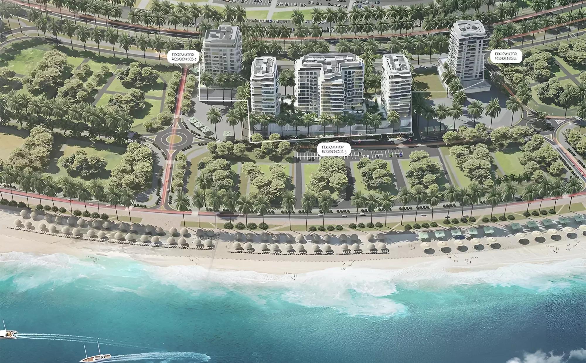 Edgewater Residences Phase 2 master plan layout, Dubai Islands