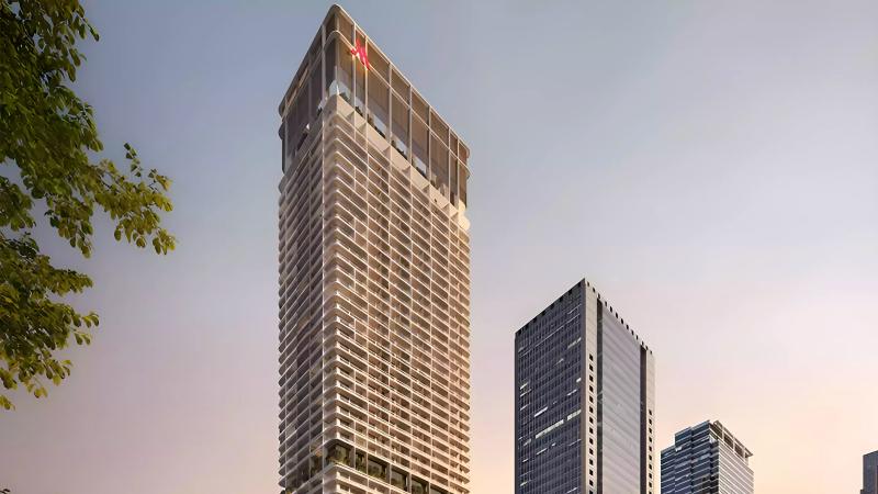 Marriott Residences By Saba tower exterior view, Jumeirah Lake Towers, Dubai