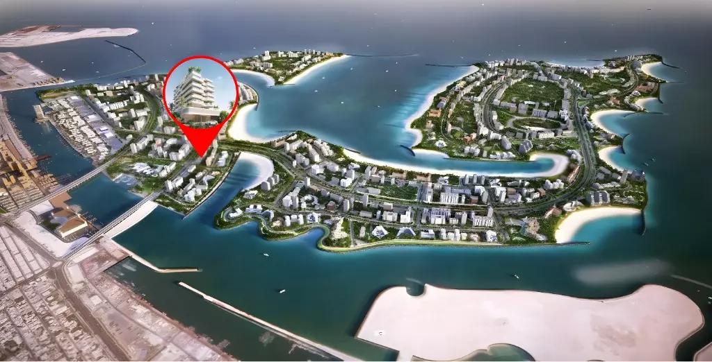 Nuvana by Wadan Developments master plan layout, Dubai Islands